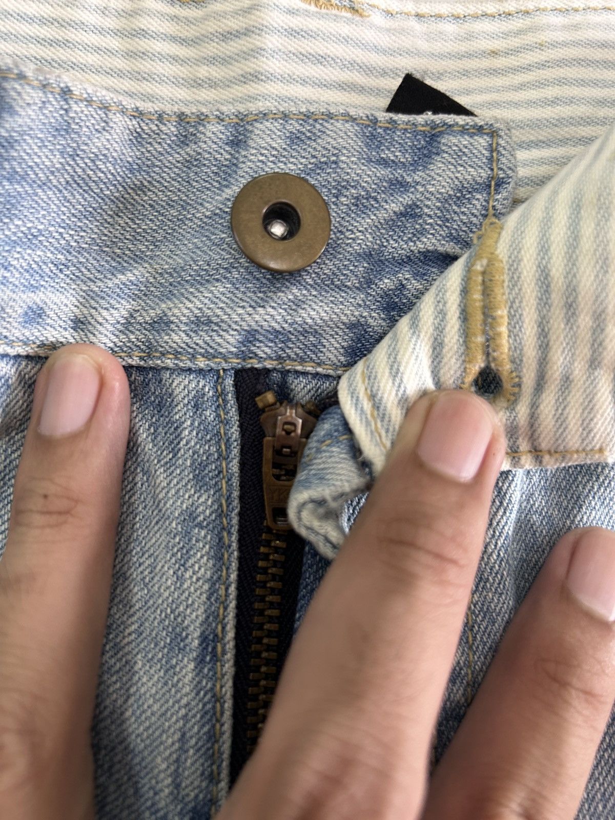 Japanese Brand × Vintage Vintage Japanese CLONE DEVGRU Love Peace Surf Jeans Size US 31 - 9 Thumbnail