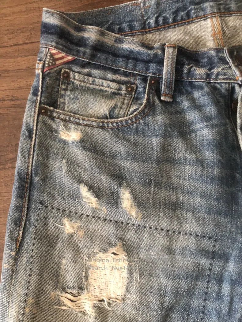 RRL Ralph Lauren RRL Ralph Lauren Early out of print old DS cashew flower p Size US 30 / EU 46 - 7 Thumbnail