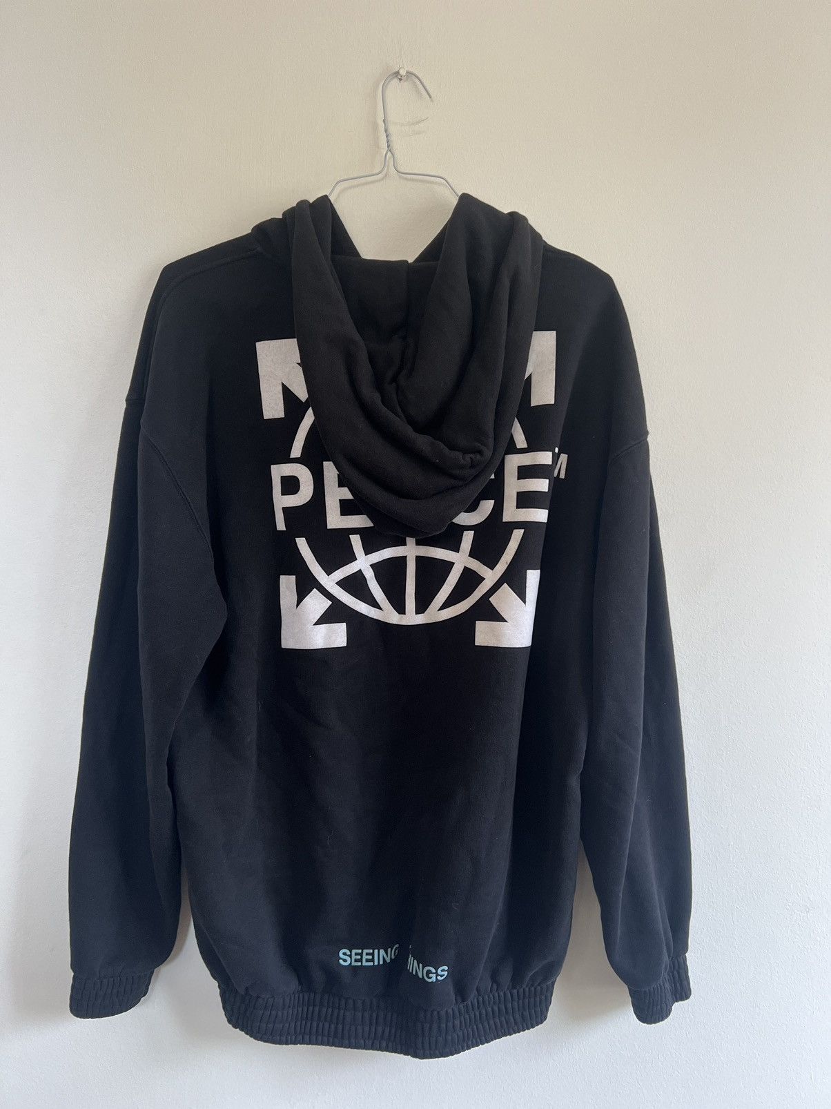 Off-White Off white seeing things Peace Hoodie Size US XL / EU 56 / 4 - 7 Thumbnail
