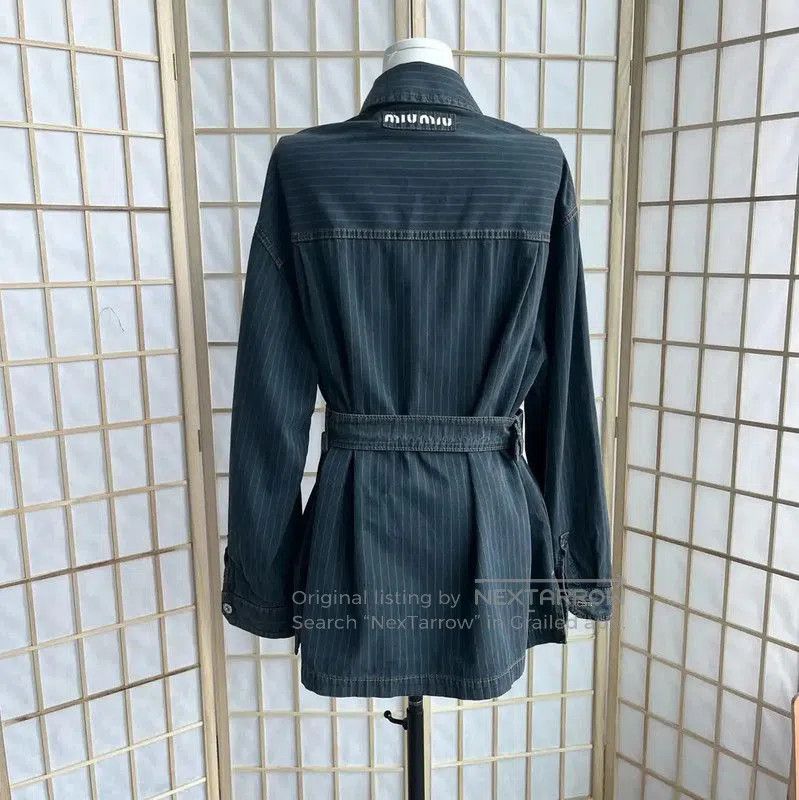 Miu Miu Miu Miu Black Cotton Women's Jacket . Size M / US 6-8 / IT 42-44 - 2 Thumbnail