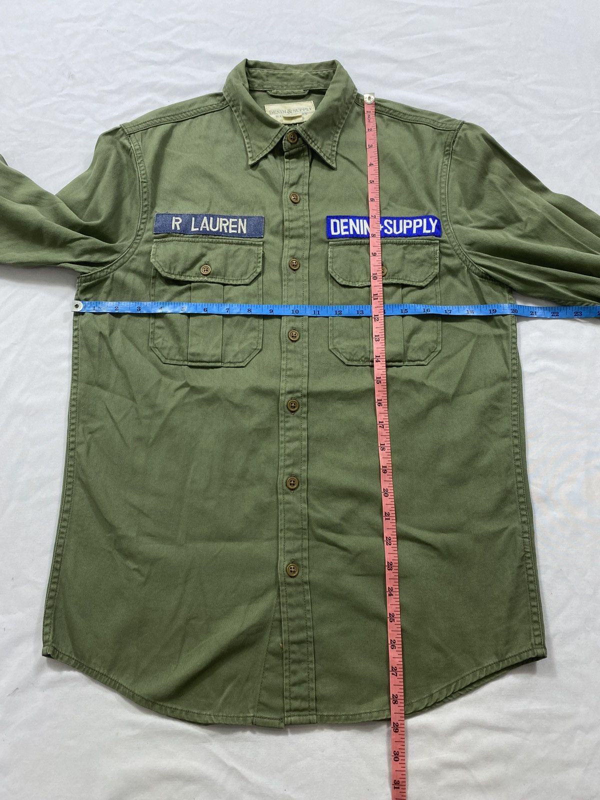 Polo Ralph Lauren 2000's R Lauren Denim+Supply button Sick Size US M / EU 48-50 / 2 - 8 Thumbnail