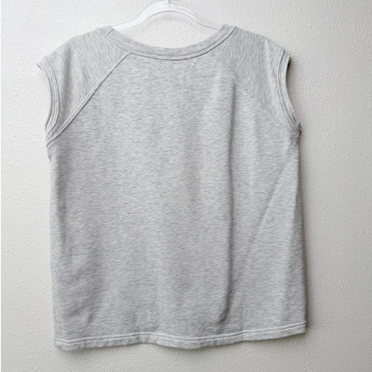 Anine Bing Anine Bing Gray Sleeveless Sweater Minimalist Logo Top SM Size S / US 4 / IT 40 - 4 Thumbnail