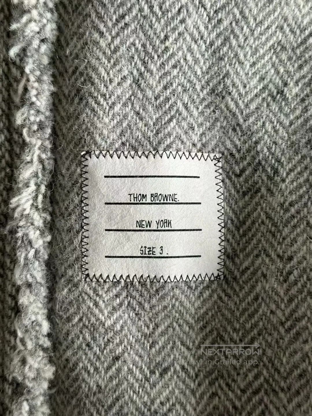 Thom Browne Thom Browne Frayed Jacket. Size US L / EU 52-54 / 3 - 4 Thumbnail