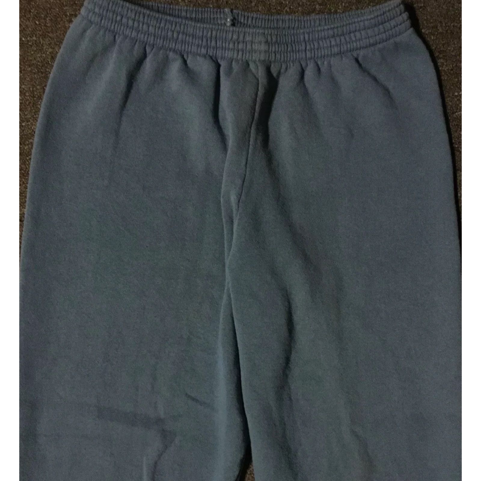 Tultex VINTAGE Tultex Sweatpants M USA 80s 90s Grunge Distressed Faded Blue Basketball Activewear Pants Mens Size US 31 - 4 Thumbnail
