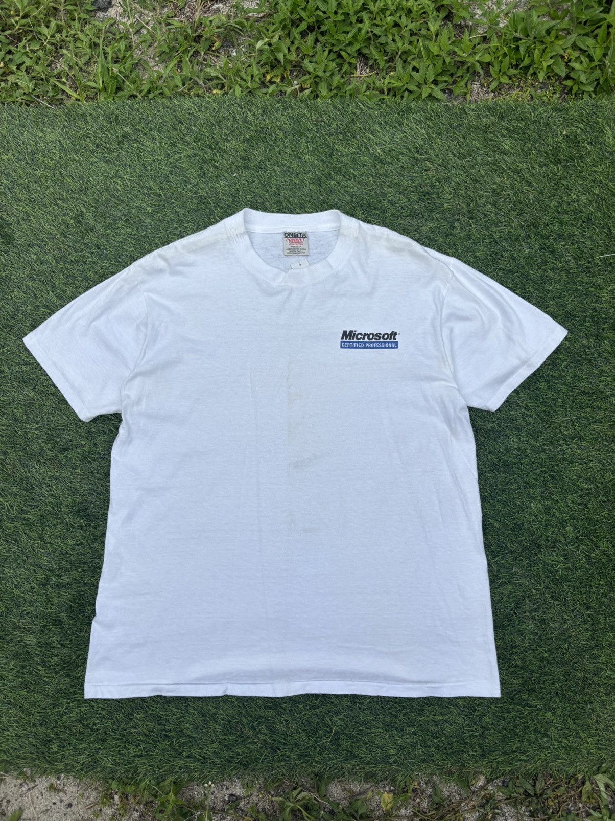 Microsoft Vintage 90’s Microsoft Tshirt Size US L / EU 52-54 / 3 - 1 Thumbnail