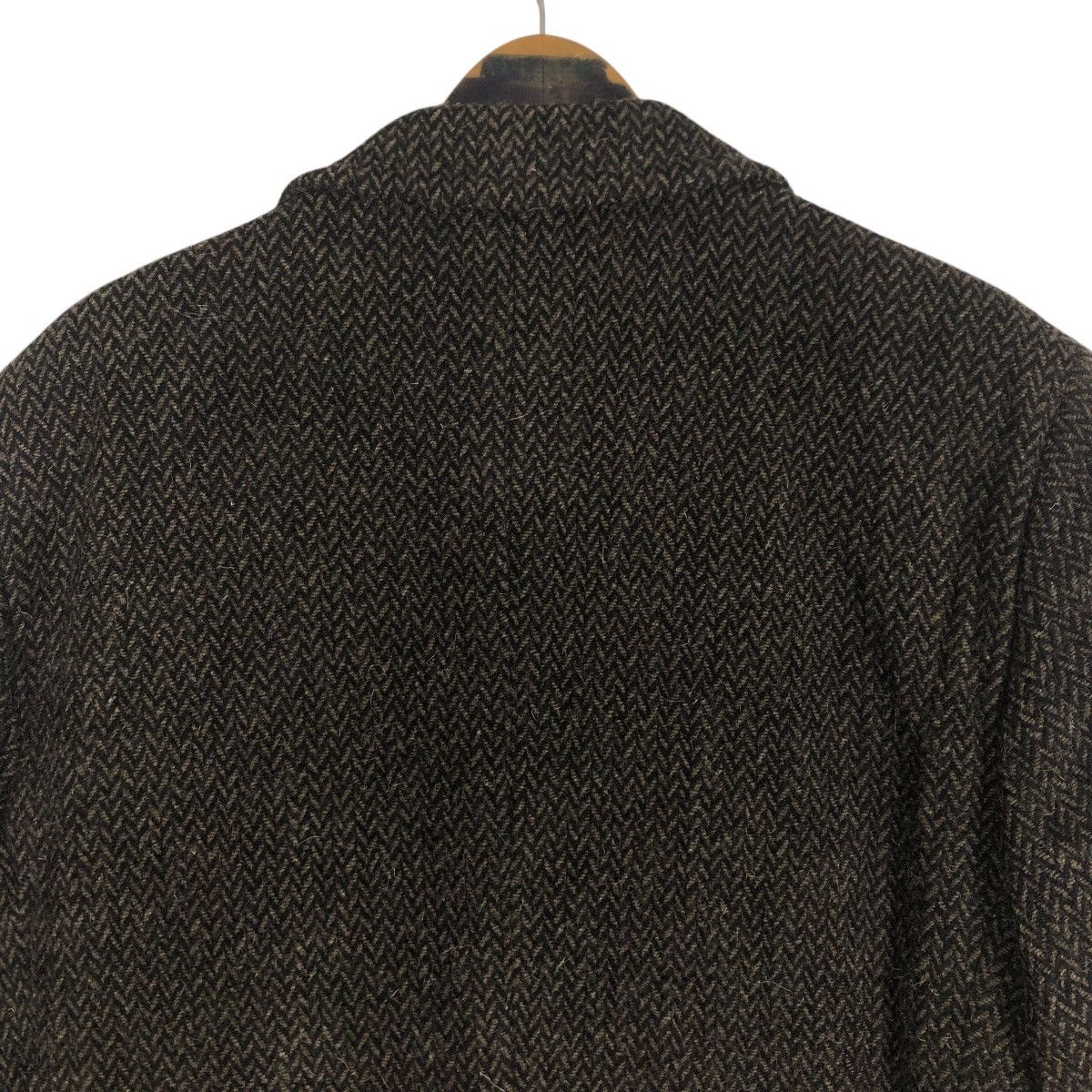 Fendi Vintage 90s Fendi Tweed Herringbone Long Coat Size US M / EU 48-50 / 2 - 15 Thumbnail