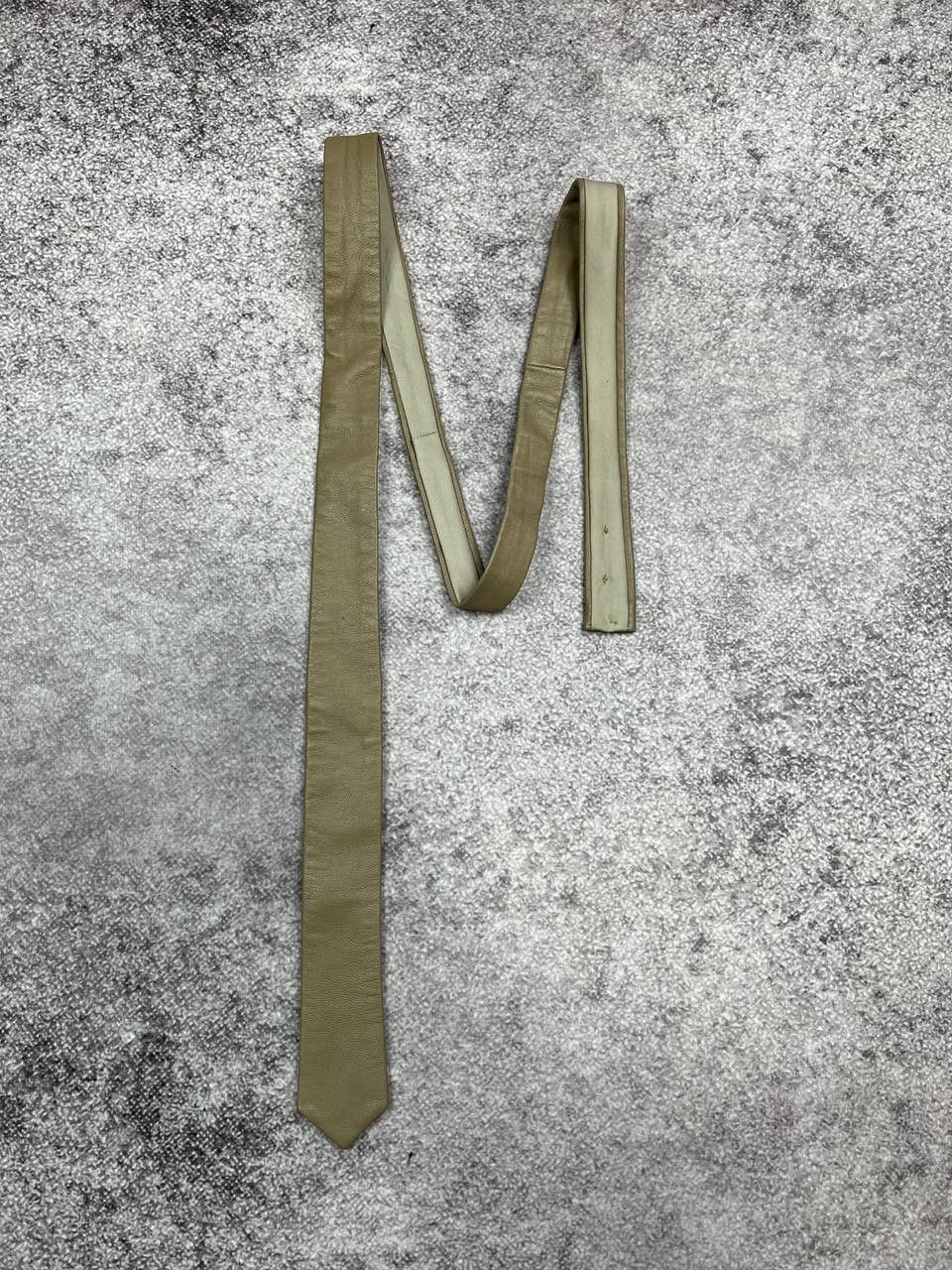 Japanese Brand Retro Vintage Leather Tie 90s Western Biker Style Size ONE SIZE - 1 Thumbnail