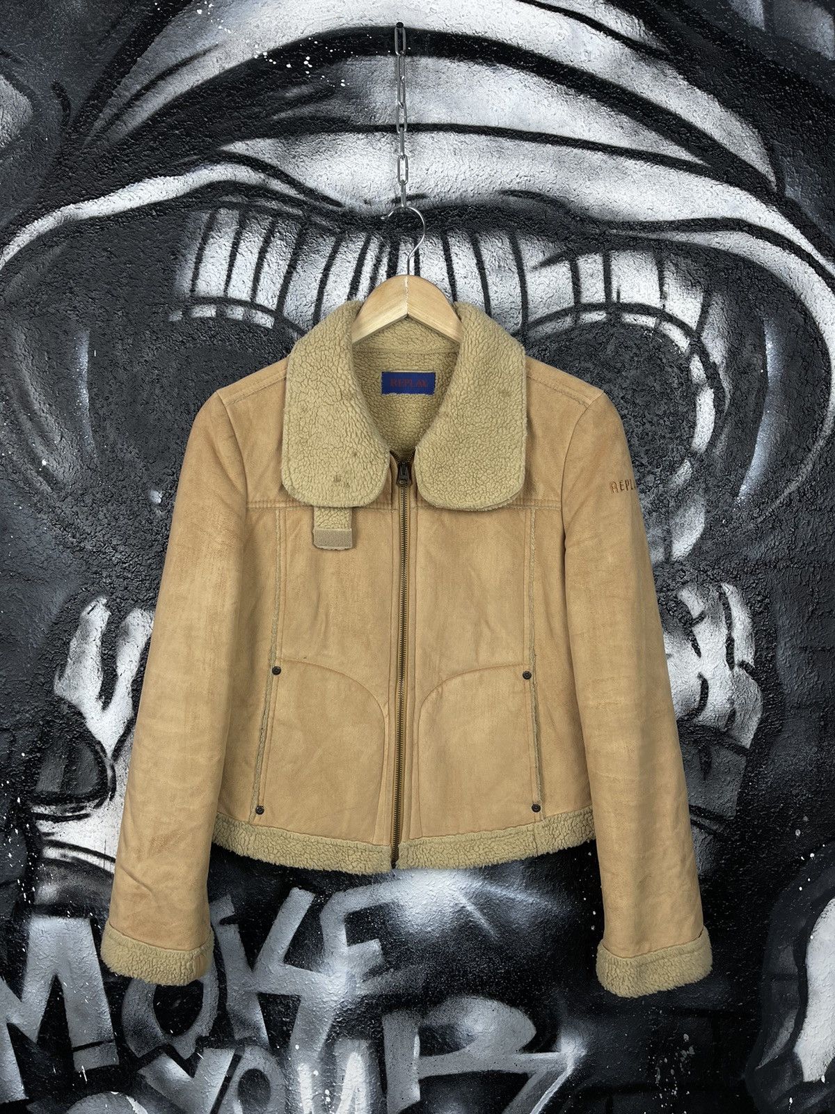 Replay Replay Vintage Italian Sheepskin Jacket Women’s Size Small Size S / US 4 / IT 40 - 2 Thumbnail
