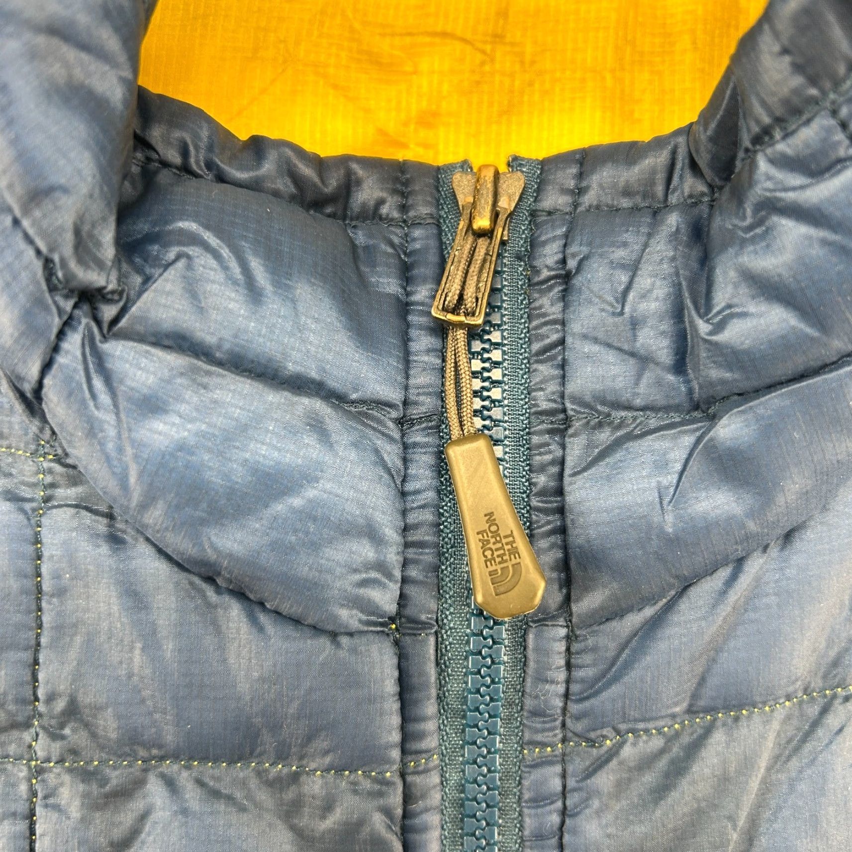 The North Face The North Face Jacket Mens XL Blue Navy Puffer Quilted Lined Full Zip Thermoball Size US XL / EU 56 / 4 - 5 Thumbnail