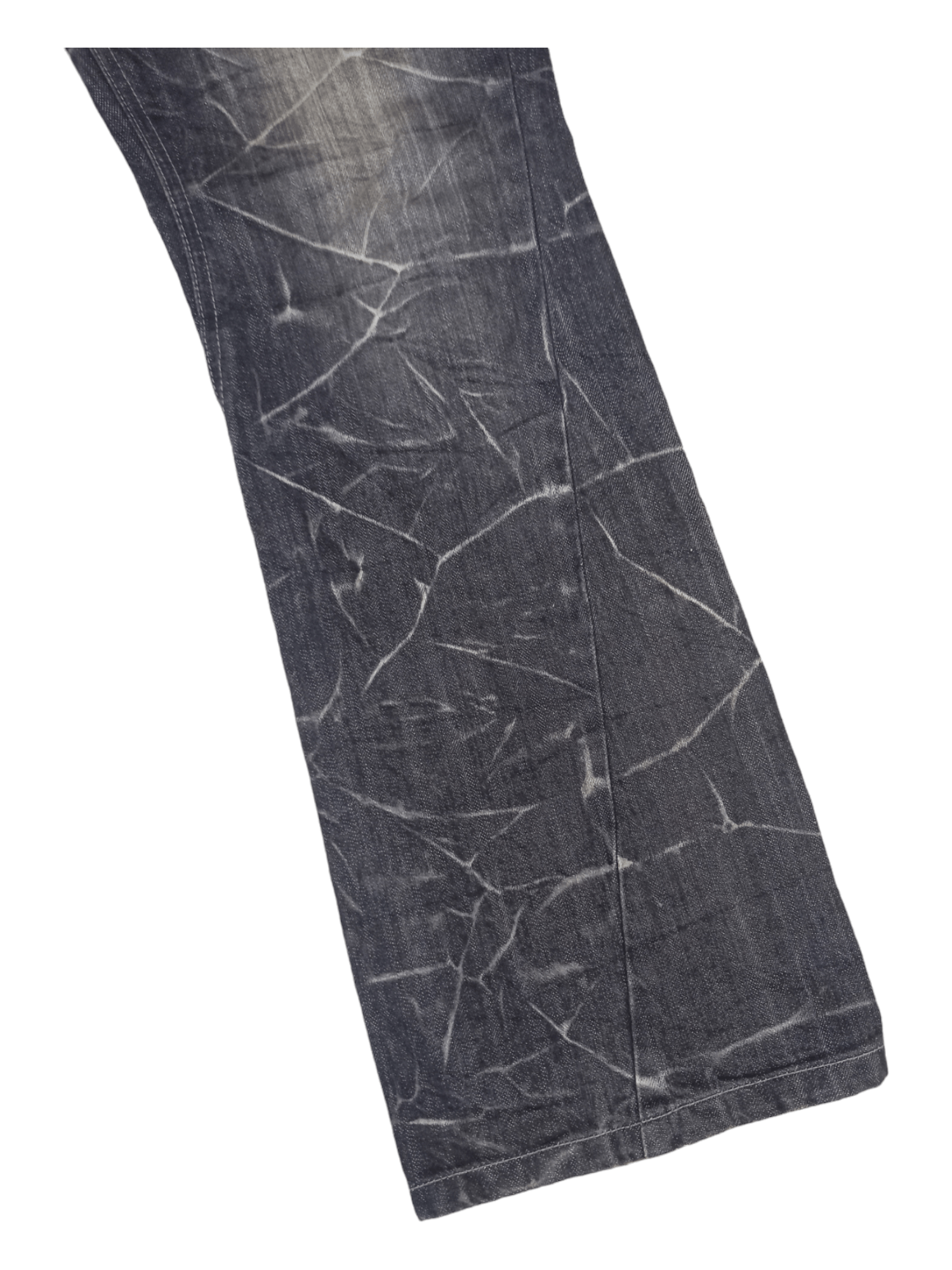 Seditionaries Vintage Nylaus Seditionaries Whiskered Wing Flared Jeans Size US 30 / EU 46 - 6 Thumbnail
