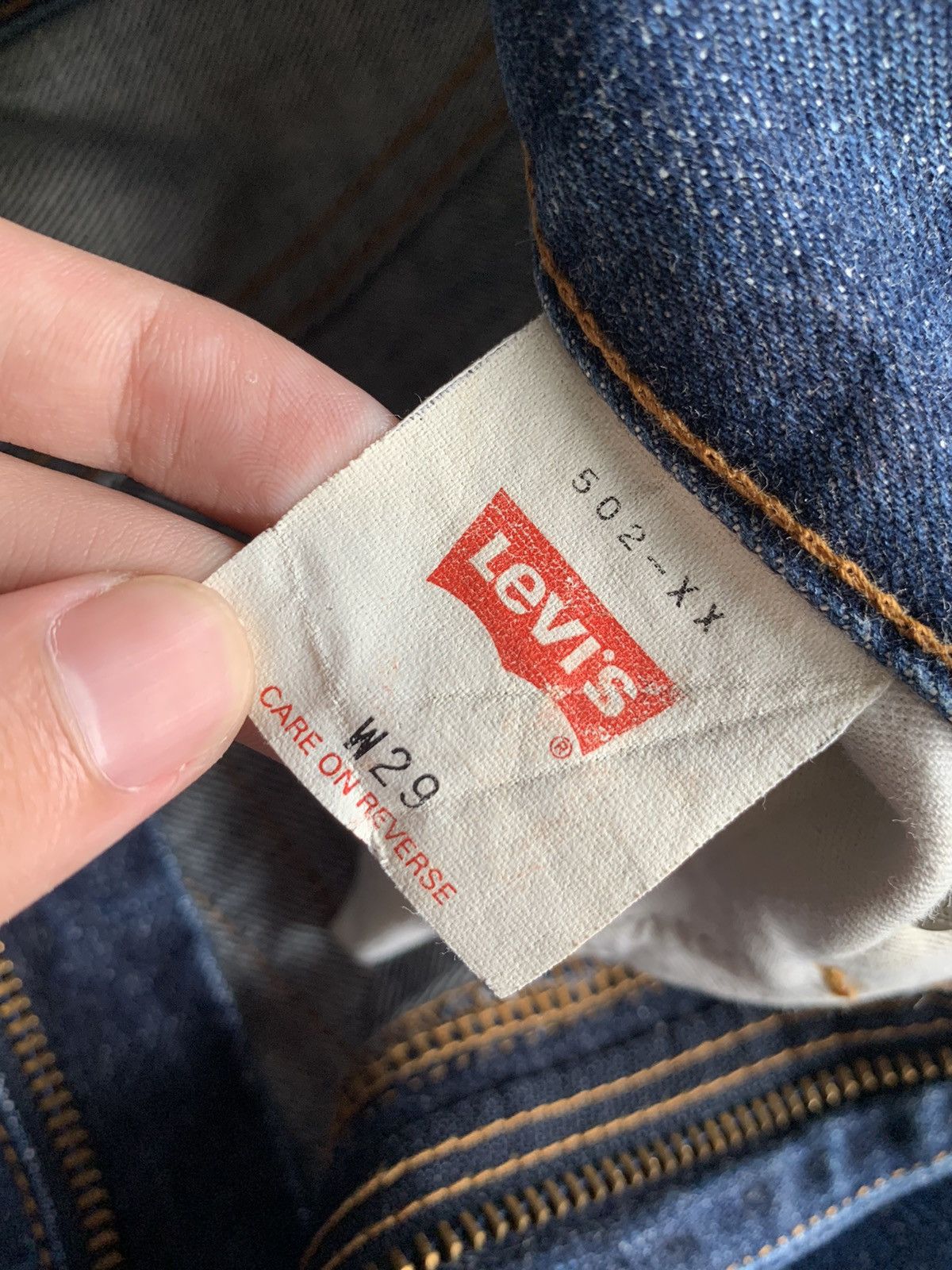 Kapital VINTAGE LEVIS BIG E 502 SELVEDGE DISTRESSED DENIM Size US 28 / EU 44 - 14 Thumbnail