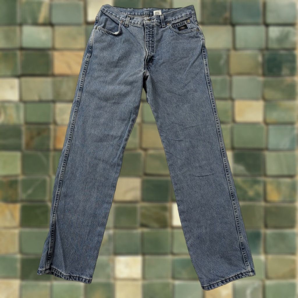 Harley Davidson VINTAGE Harley-Davidson Womens 14L Jeans High Rise Bootcut 32x32 USA V2 Size 36" / US 14 / IT 50 - 1 Thumbnail