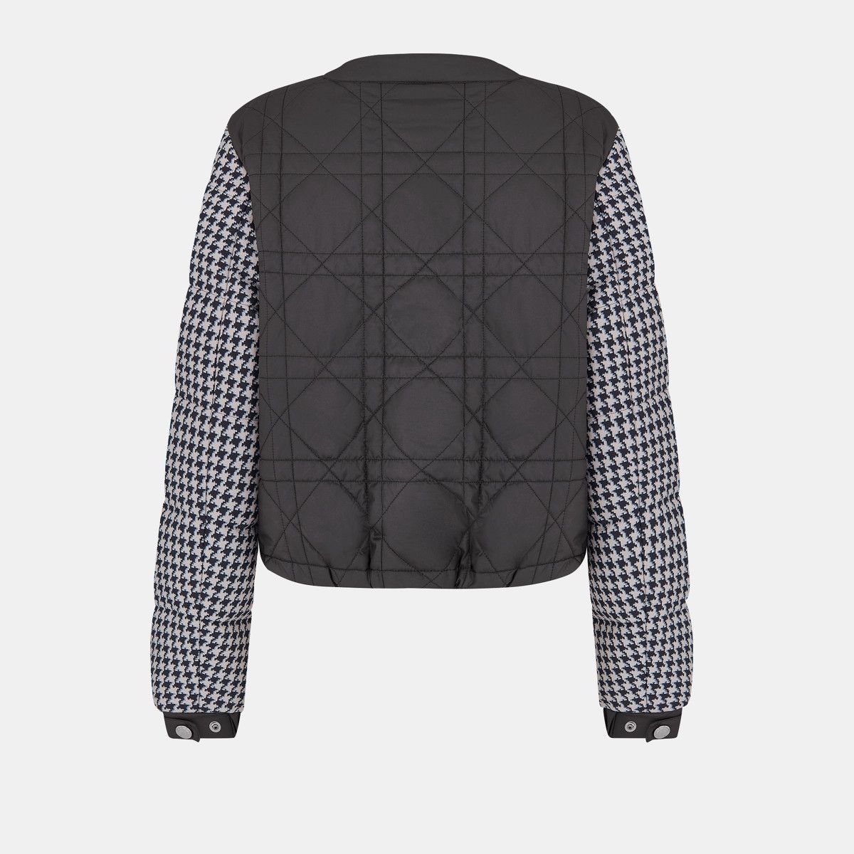 Dior o1bcso1str0225 Quilted Jacket in Blue/White Size L / US 10 / IT 46 - 2 Thumbnail