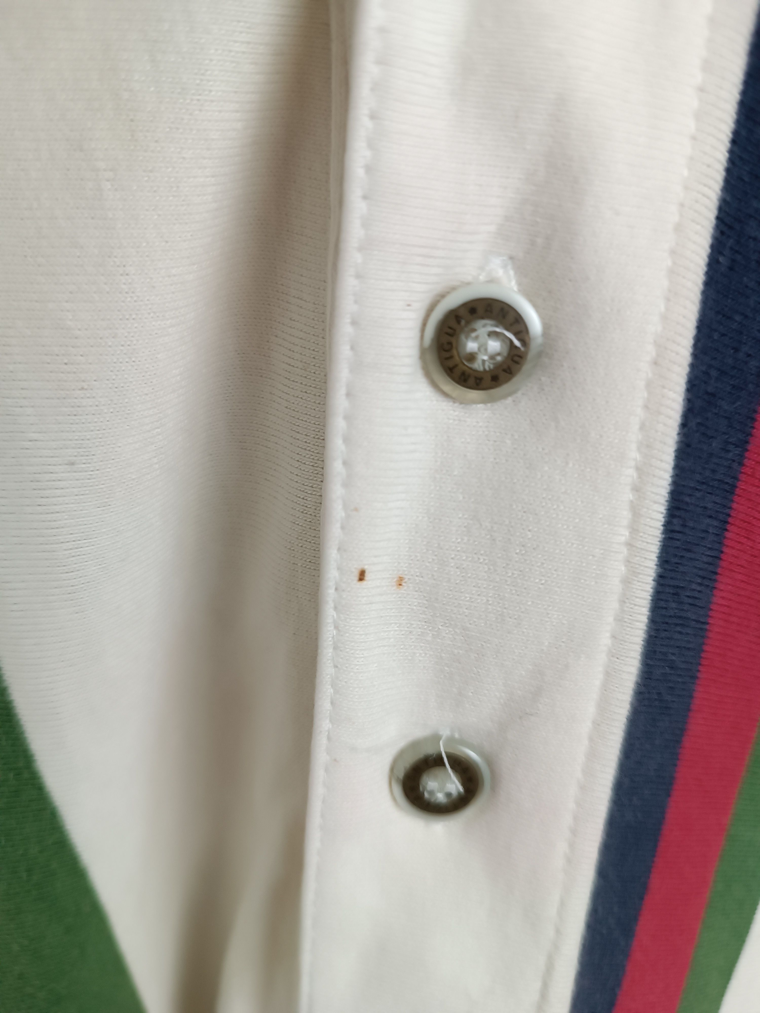 Antigua VINTAGE 90'S ANTIGUA CINCINNATI BELL STRIPE POLO TEE RARE Size US XL / EU 56 / 4 - 12 Thumbnail