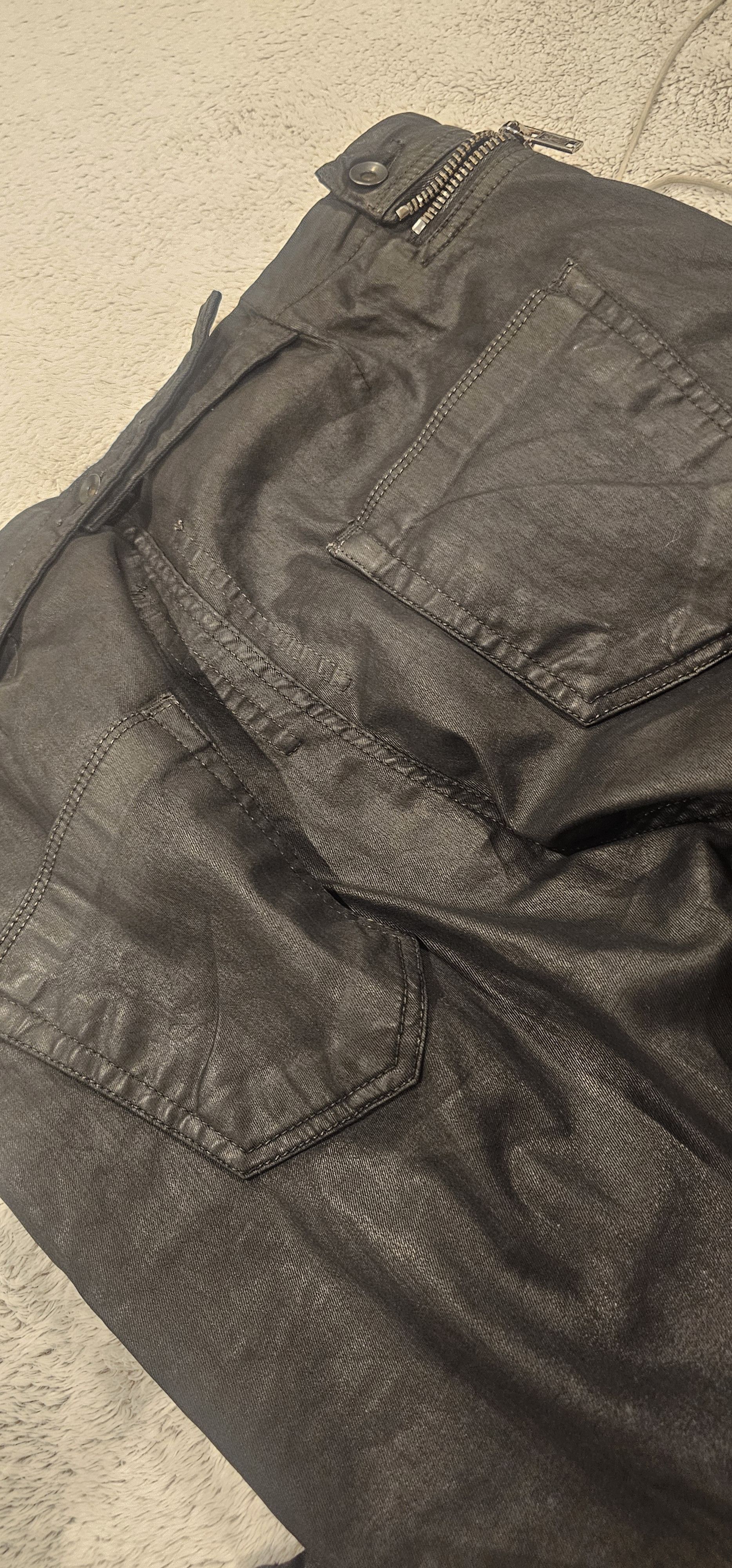 Rick Owens Rick owens waxed aircut jeans Size US 34 / EU 50 - 13 Thumbnail