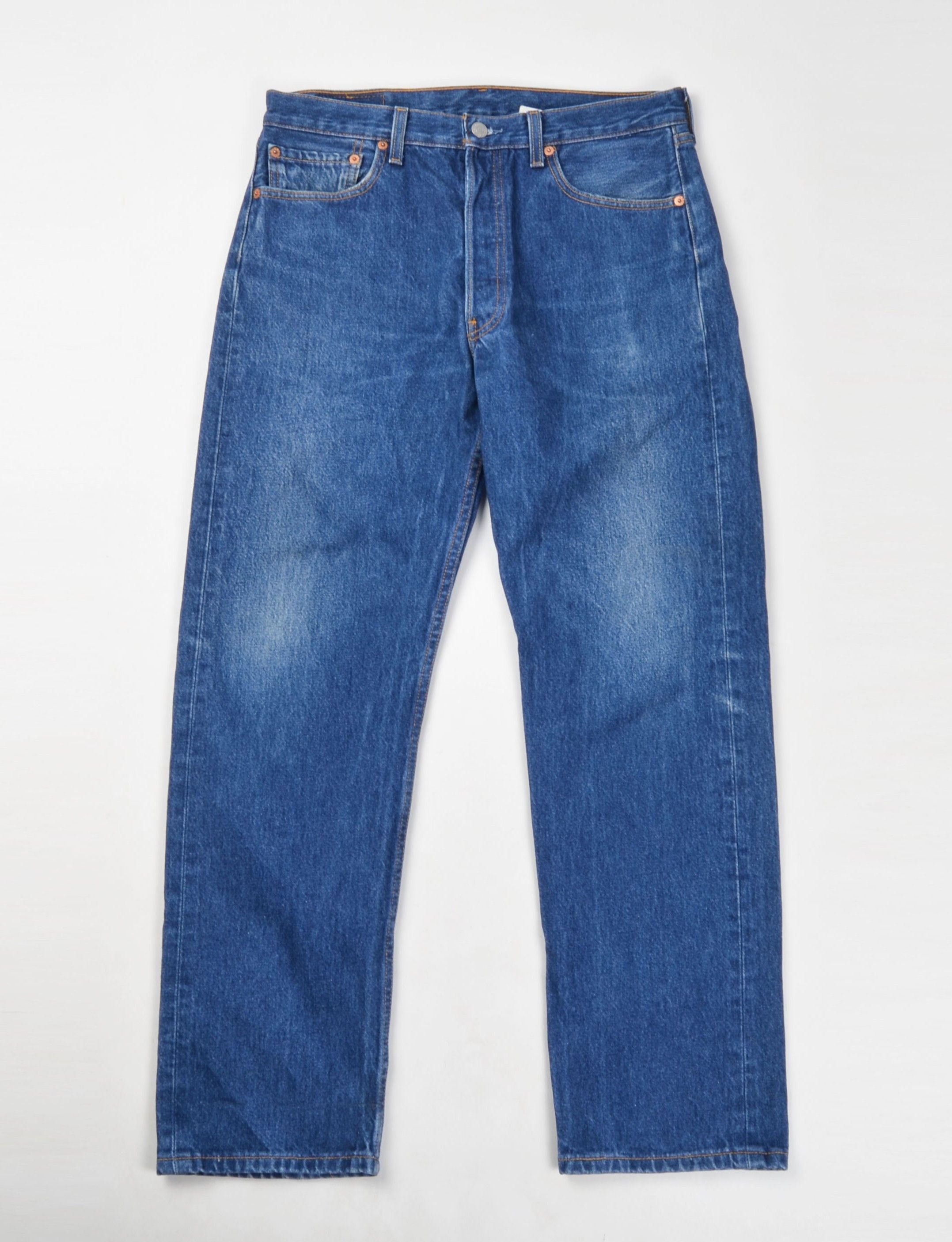 Levi's Vintage Clothing Men's Vintage Levi's 501 90's Straight Denim Jeans Size US 33 - 1 Thumbnail