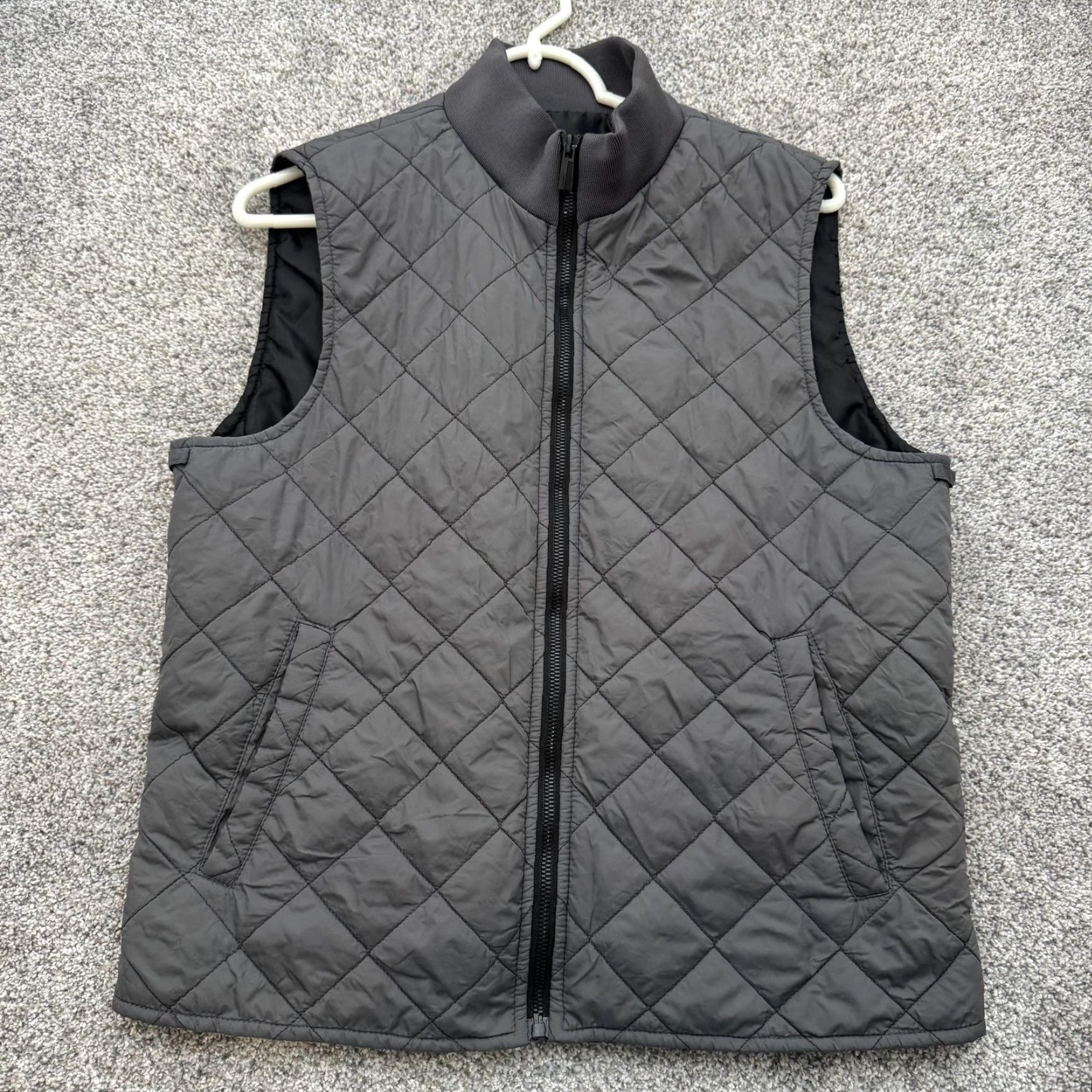 Zara Zara Man Quilted Vest Mens Size 40 Gray Sleeveless Full Zip Lightweight Jacket Size US XXS / EU 40 - 6 Thumbnail