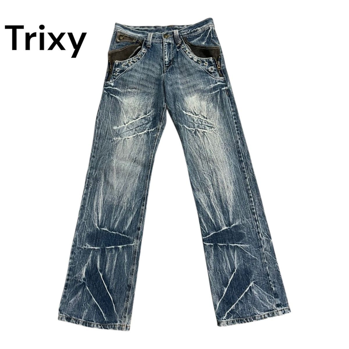 Japanese Brand Japanese Brand Trixy Flare Jeans Size US 32 / EU 48 - 1 Thumbnail