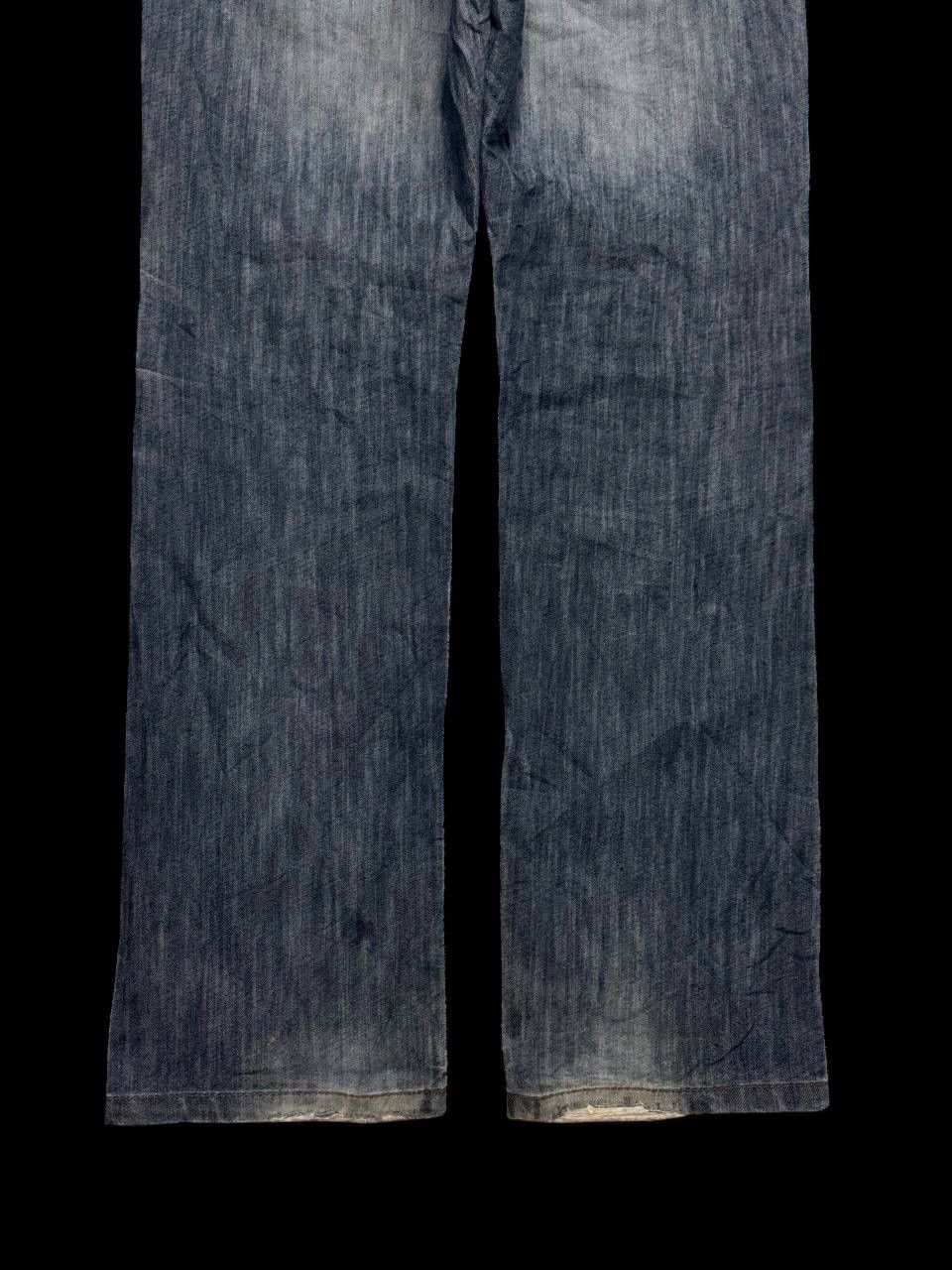 Kapital THRASHED Japanese Jules Denim Regular Faded Distress Ripped Size US 34 / EU 50 - 22 Thumbnail