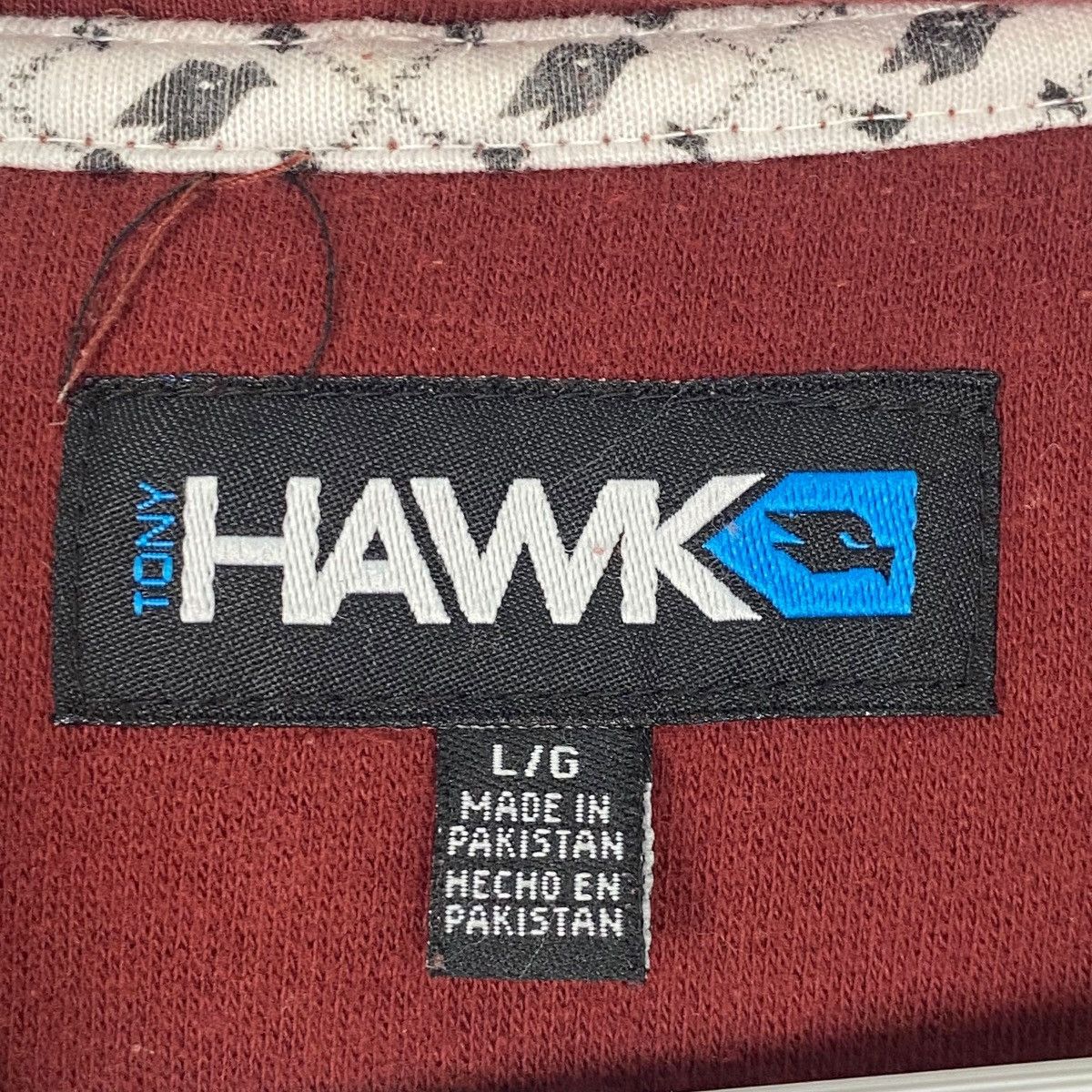 Vintage Vintage Tony Hawks Skateboard Hoodie Spellout Logo Red Sz L Size US L / EU 52-54 / 3 - 7 Thumbnail