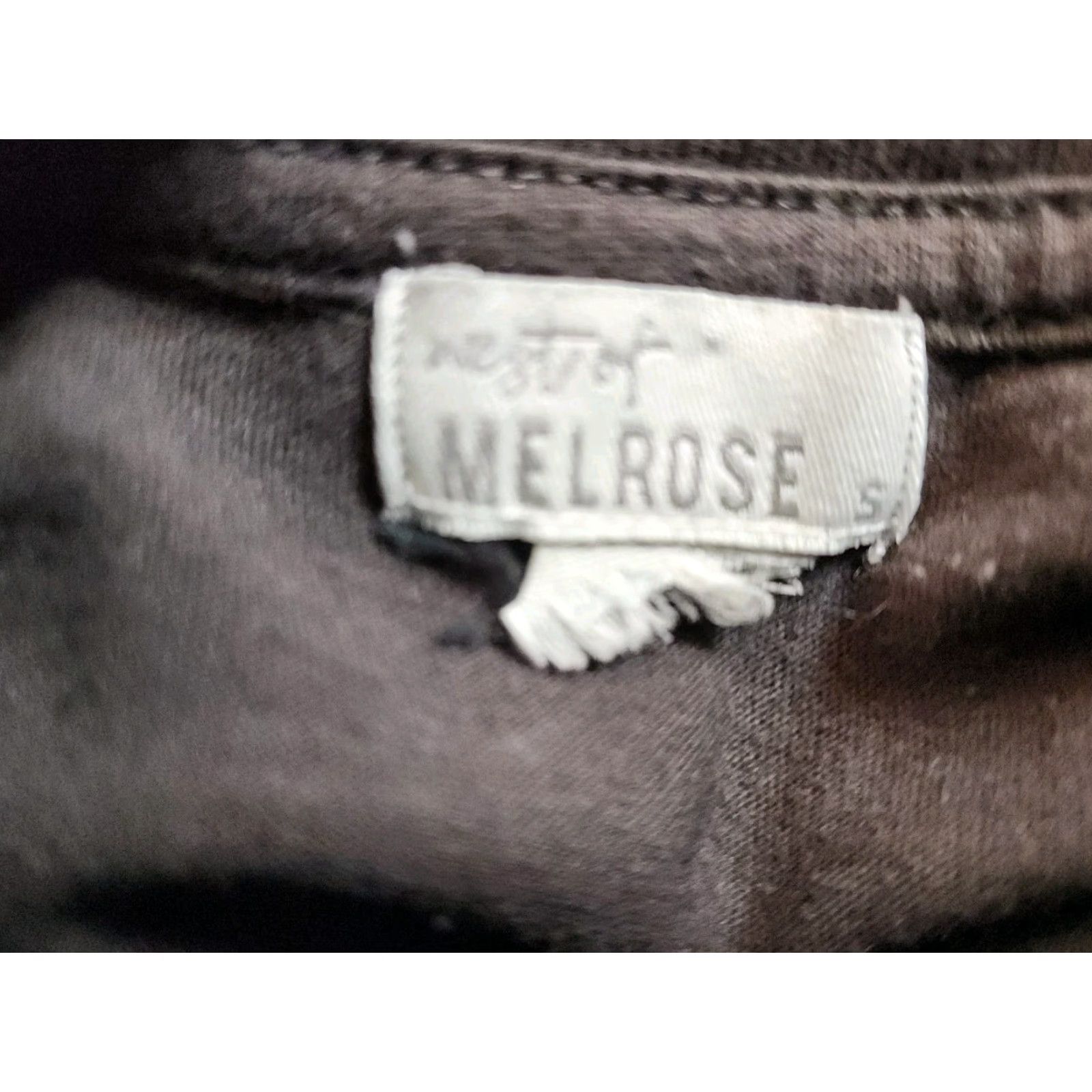 Vintage West Of Melrose T Shirt Womens S Brown Western Solid Cotton Blend Size S / US 4 / IT 40 - 4 Thumbnail