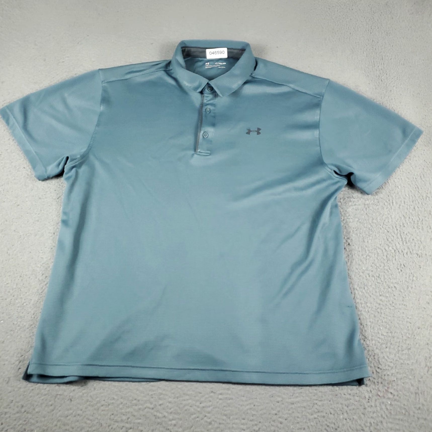 Under Armour Under Armour Polo Shirt Mens 2XL Blue Casual Golf Short Sleeve Shirt Polo Mens Blue 2XL Size US XXL / EU 58 / 5 - 2 Thumbnail