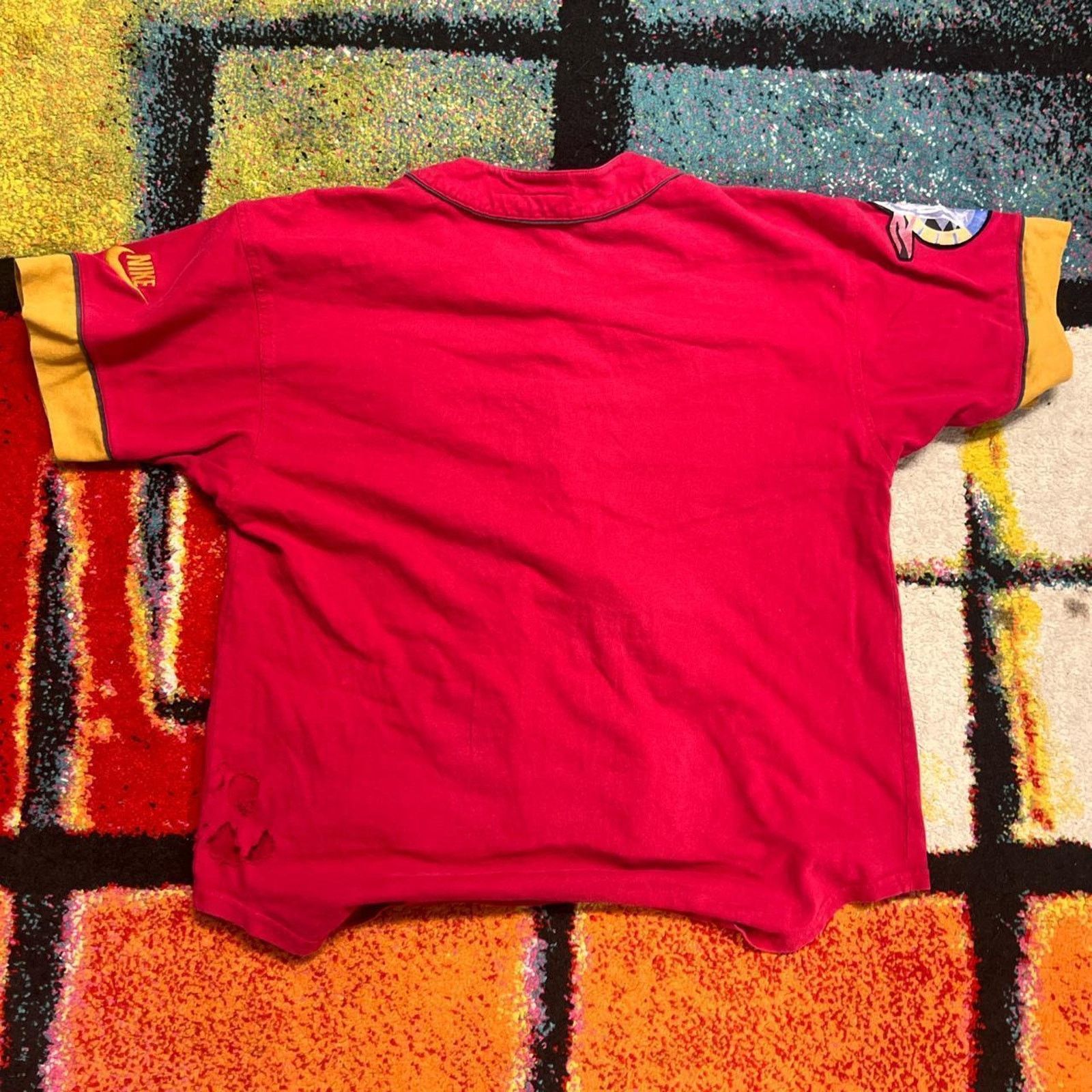 Jordan Brand Nike Air Jordan baseball jersey 23 Jumpman 90s Thrashed Size US XL / EU 56 / 4 - 3 Thumbnail