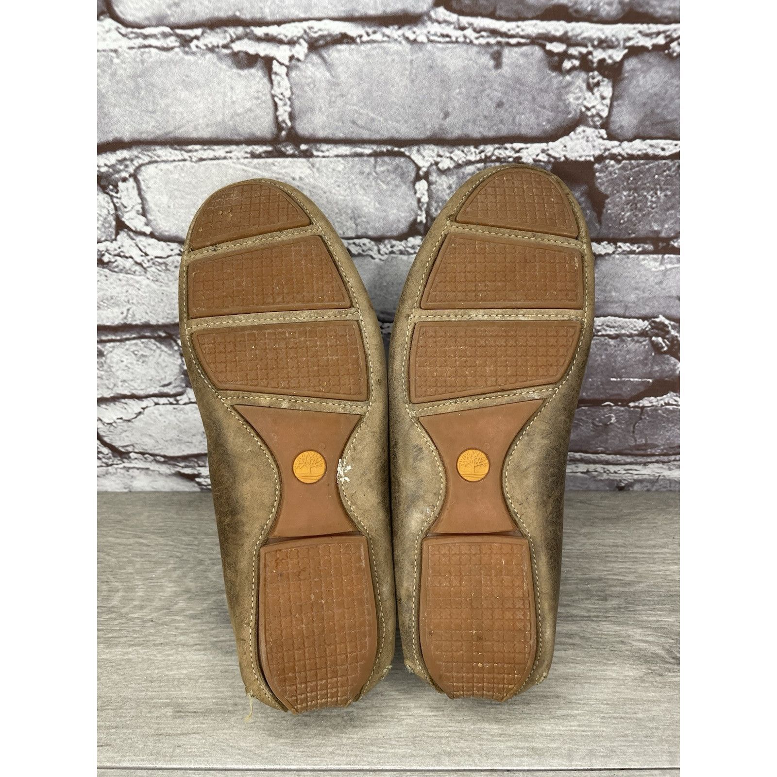 Timberland Timberland Brown Nubuck Leather Moc Slip On Loafers Driving Size US 8.5 / EU 41-42 - 9 Thumbnail