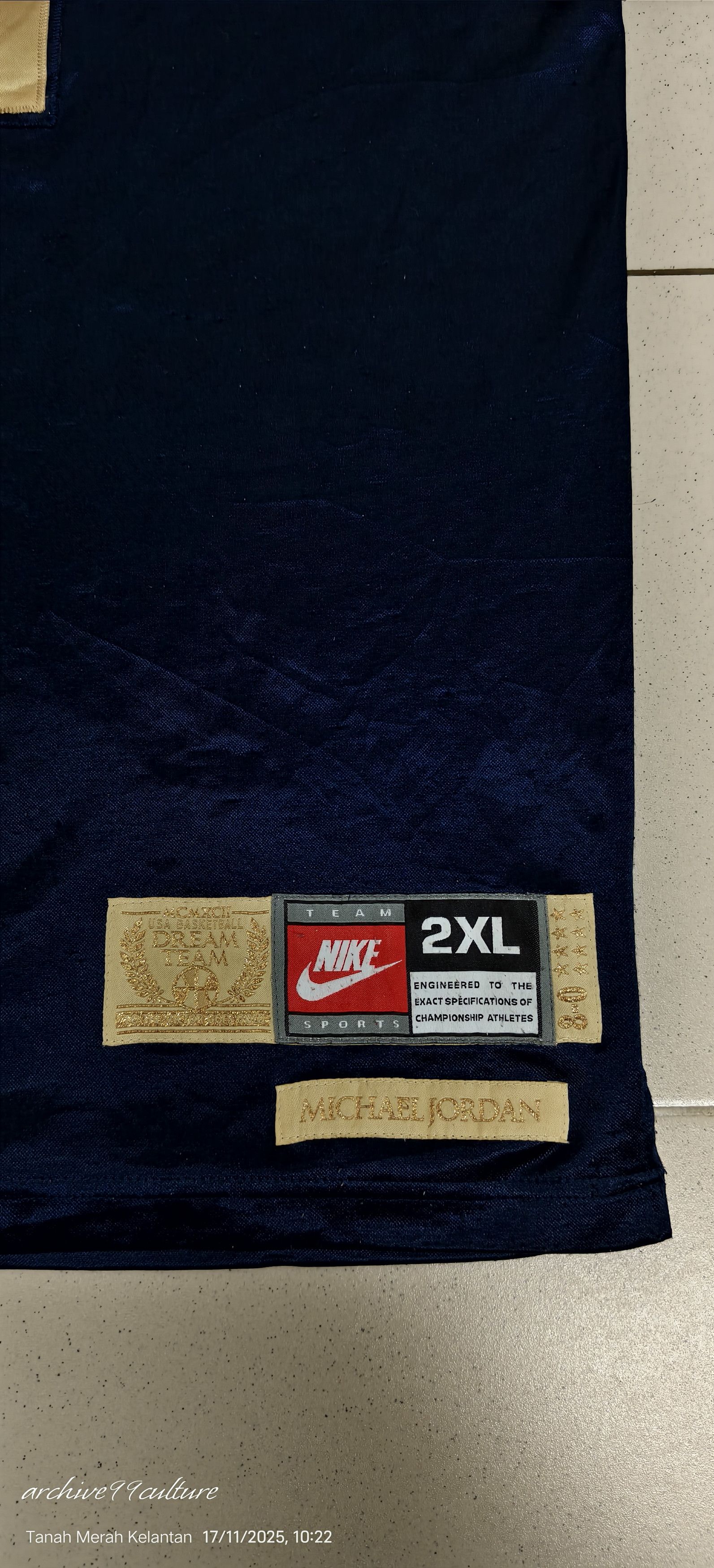 Nike Nike Michael Jordan USA basketball dream Team warm up jersey Size US XXL / EU 58 / 5 - 11 Thumbnail