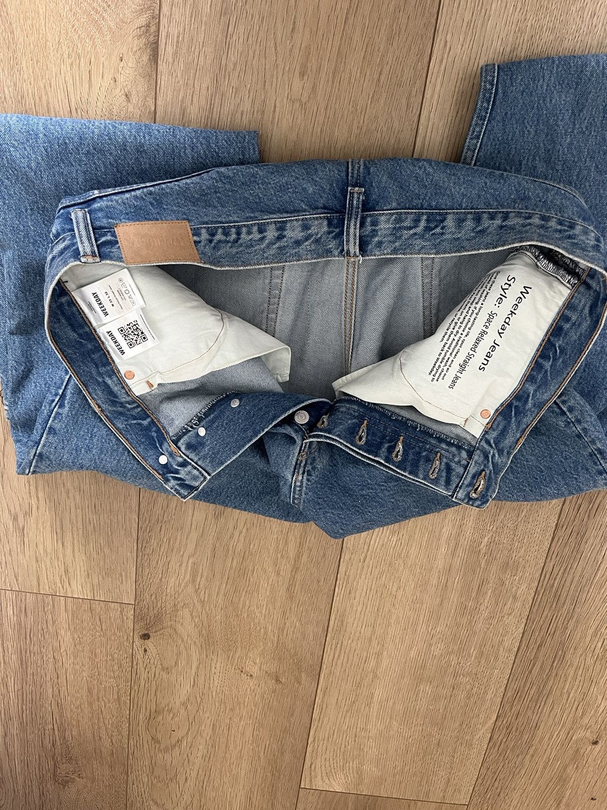 Weekday Weekday Space Relaxed Straight Jeans Size US 34 / EU 50 - 4 Thumbnail