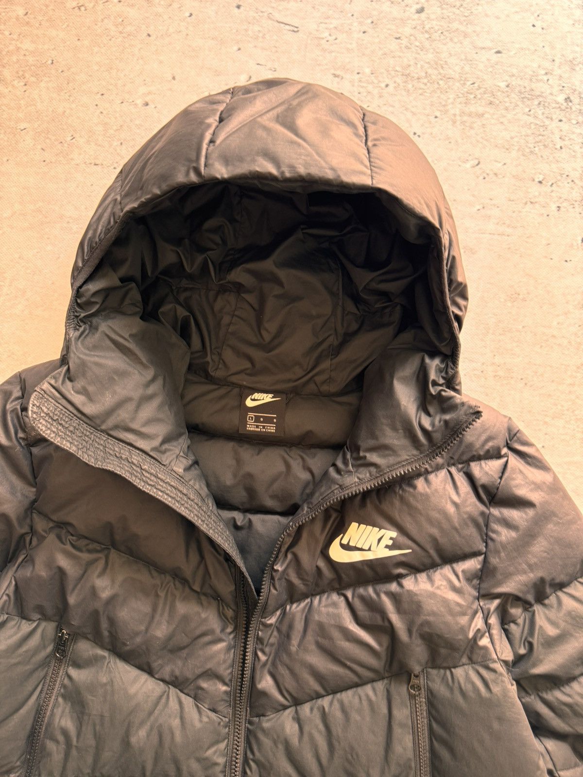Nike × Nike ACG NIKE PUFFER DOWN BASIC LOGO OVERSIZE NYLON JACKET Size US L / EU 52-54 / 3 - 5 Thumbnail