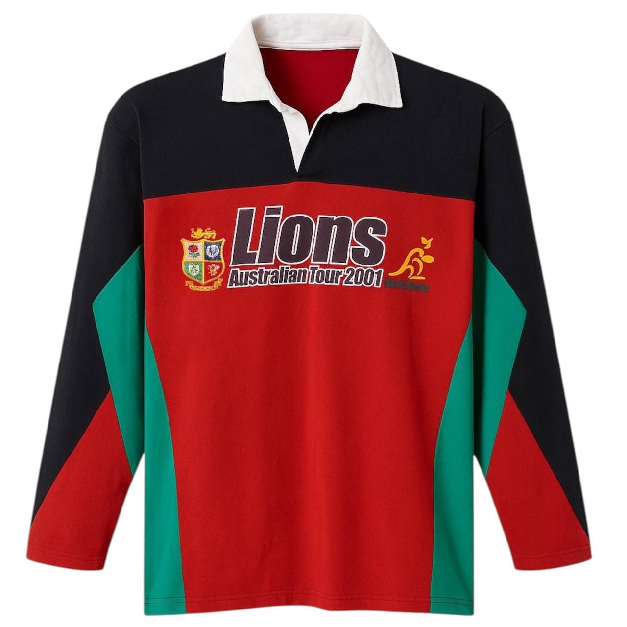 Vintage 2001 LIONS AUSTRALIAN TOUR X WALLABIES SPECIAL RUGBY SHIRT S Size US S / EU 44-46 / 1 - 1 Thumbnail