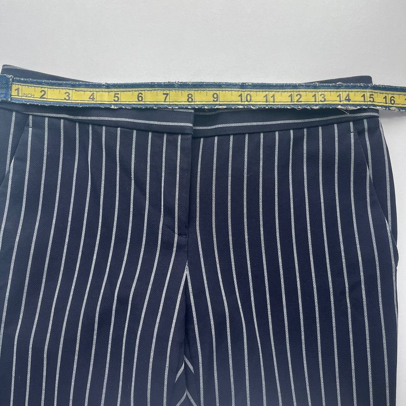 Ann Taylor Ann Taylor 'Devin Fit' Women's Navy Pinstripe Pants Size 2 Size 25" / US 0 / IT 36 - 6 Thumbnail