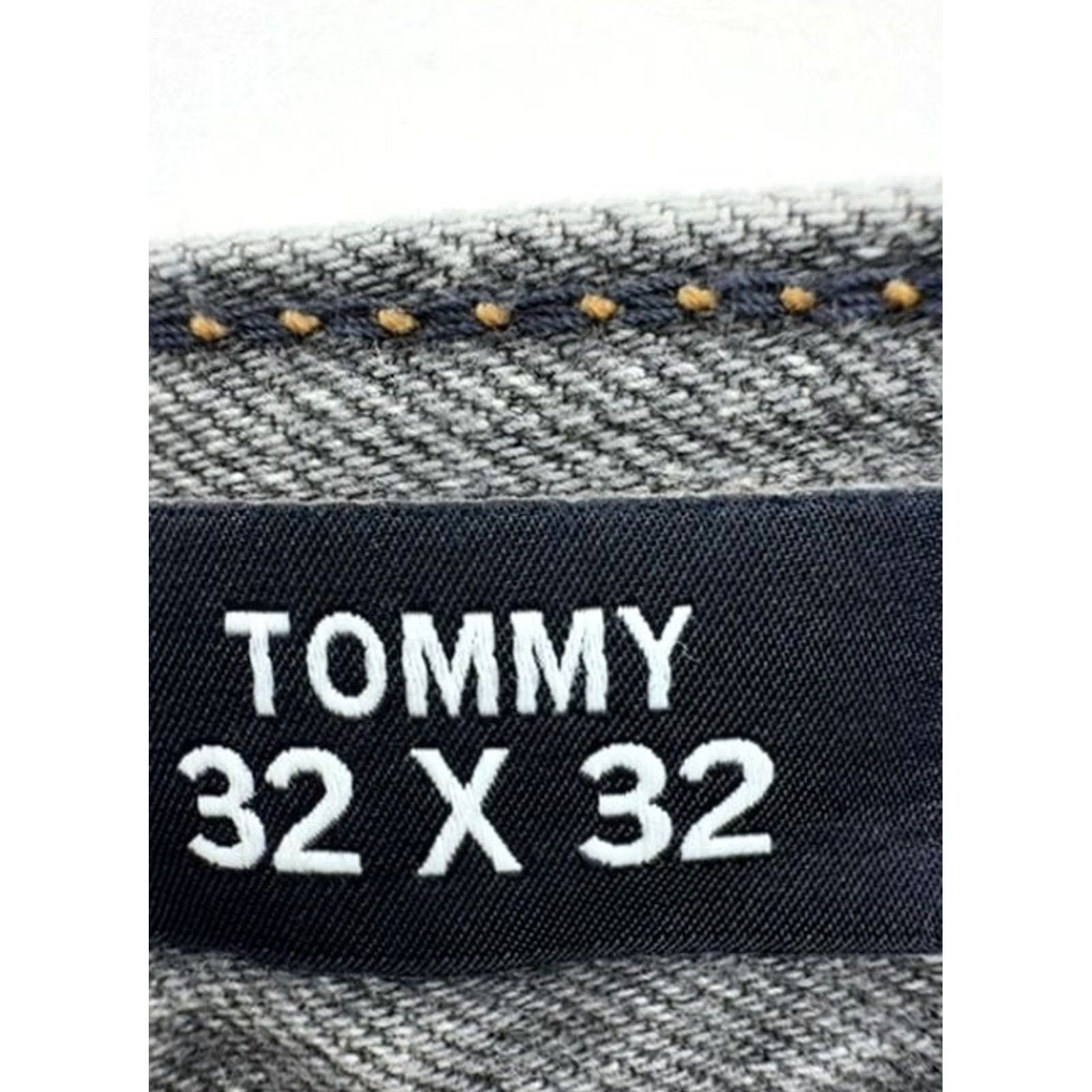 Vintage Tommy Jeans Gray Light Wash 32x32 5-Pocket Straight Fit Denim Jeans Men Size US 32 / EU 48 - 3 Thumbnail