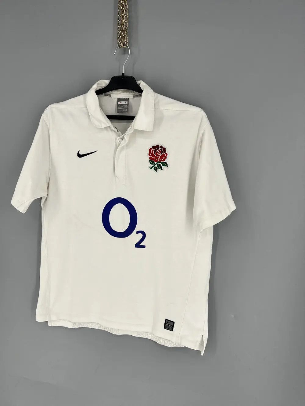 Nike England Rugby Union 2009 2010 Nike Home Classic Jersey Size US M / EU 48-50 / 2 - 3 Thumbnail