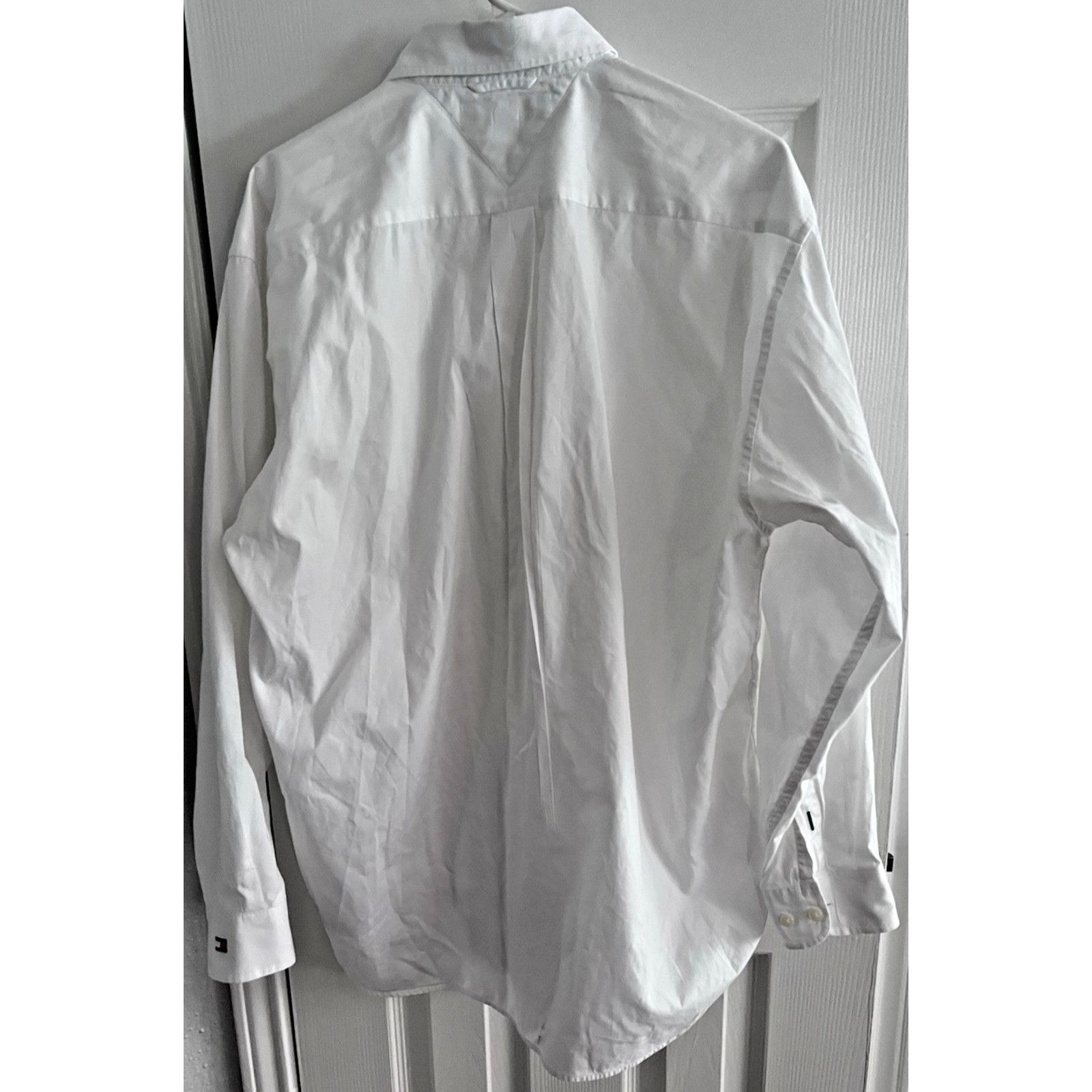 Tommy Hilfiger Tommy Hilfiger Men's Long Sleeve White Shirt RN77806 Size M Size US M / EU 48-50 / 2 - 6 Thumbnail