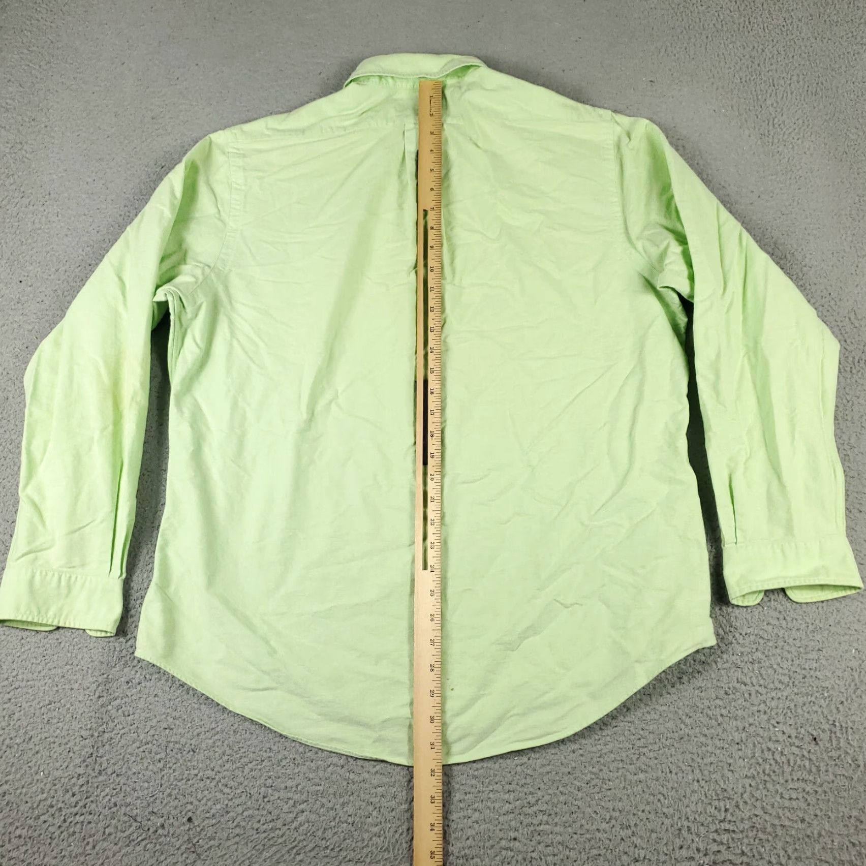 Ralph Lauren Ralph Lauren Shirt Mens XL Green Pony Button-Up Long Sleeve Casual Classic 90s Preppy Mensed Size US XL / EU 56 / 4 - 4 Thumbnail