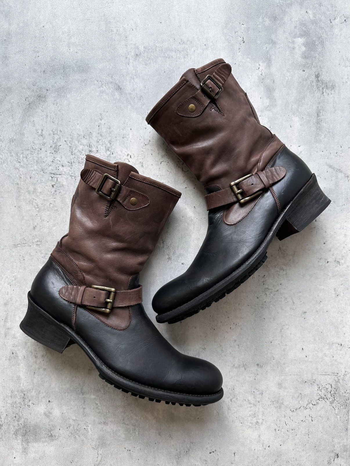 Alfredo Bannister TWO-TONE ENGINEER BOOTS Size US 8 / EU 41 - 5 Thumbnail