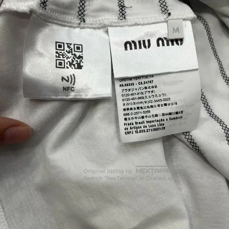 Miu Miu Miu Miu Striped Women's Sweatshirt . Size M / US 6-8 / IT 42-44 - 4 Thumbnail