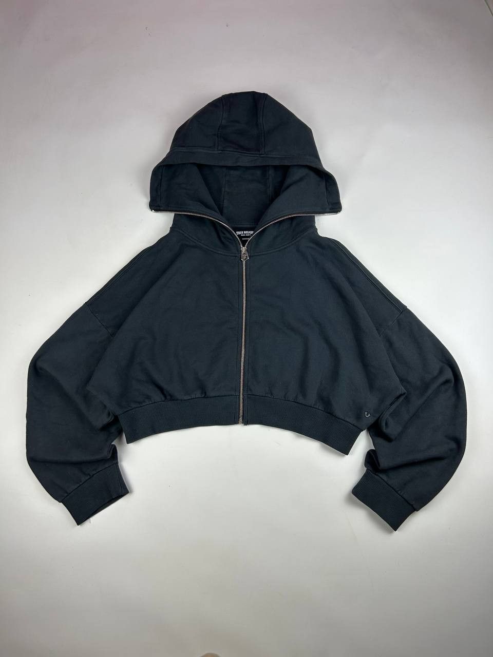 True Religion TRUE RELIGION y2k Cropped Zip Hoodie Size M / US 6-8 / IT 42-44 - 2 Thumbnail