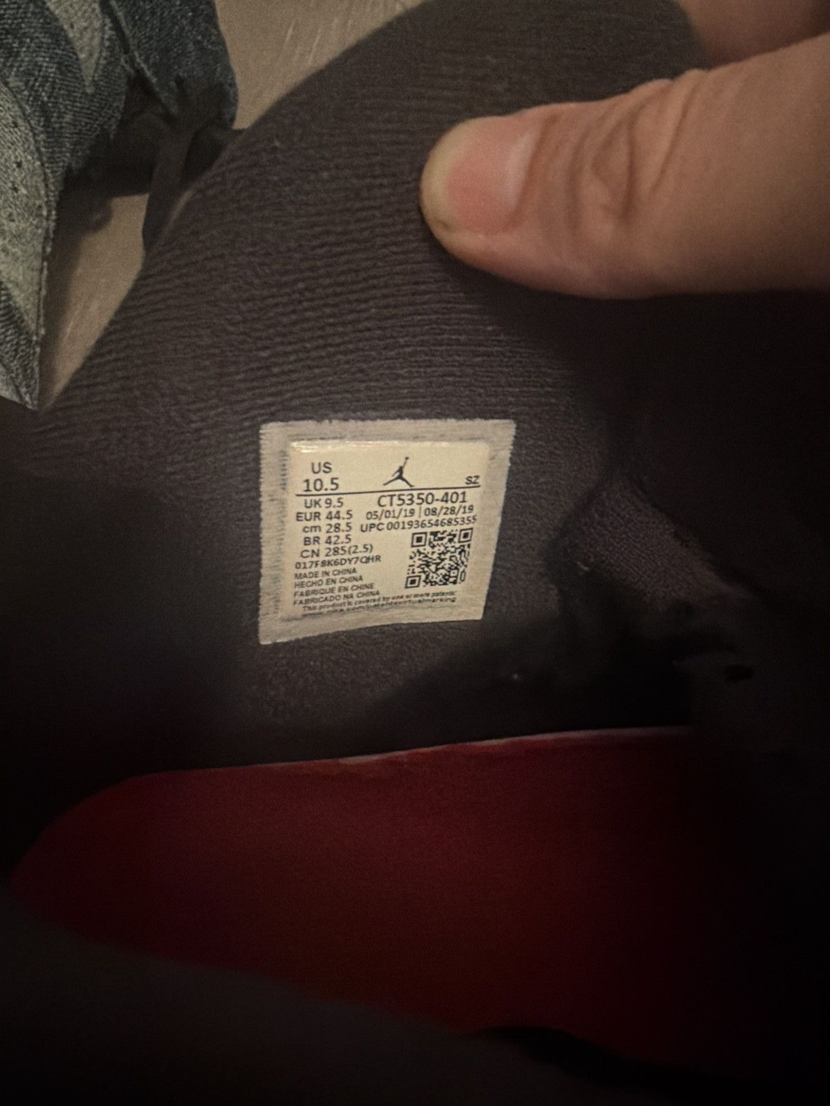 Jordan Brand 2019 jordan 6 washed denim Size US 10.5 / EU 43-44 - 6 Thumbnail