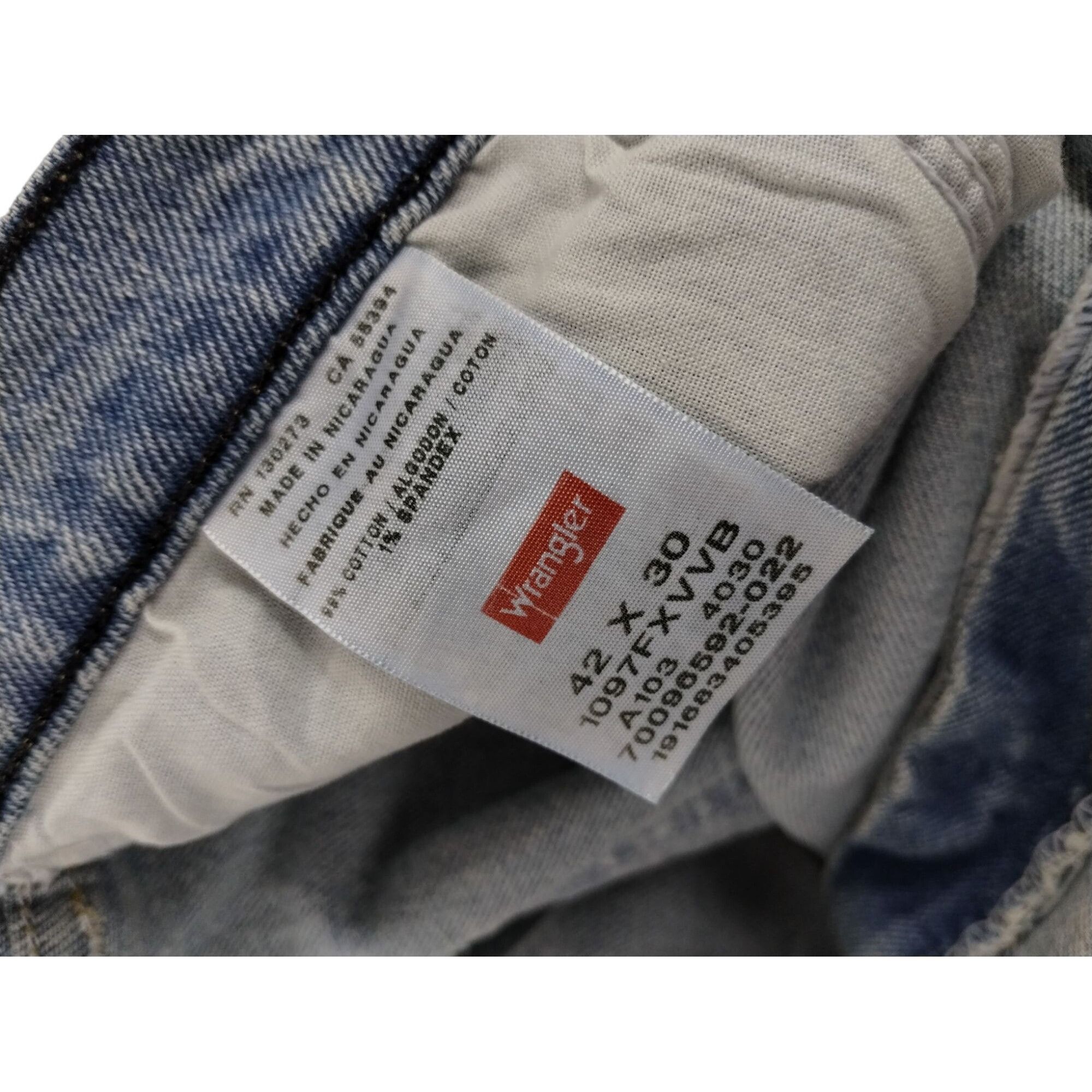 Wrangler Wrangler Relaxed Fit Five Star Denim Jeans Mens 42 x 30 Ligh Size US 42 / EU 58 - 6 Thumbnail