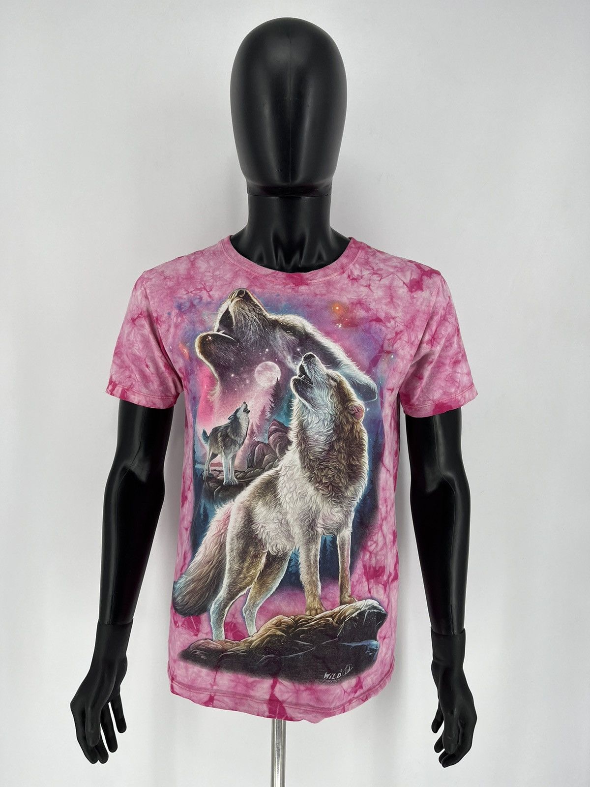 Vintage Vintage 90s Wolf Face Boxy Fit Tee WILD Dead Horror Print Size US M / EU 48-50 / 2 - 2 Thumbnail