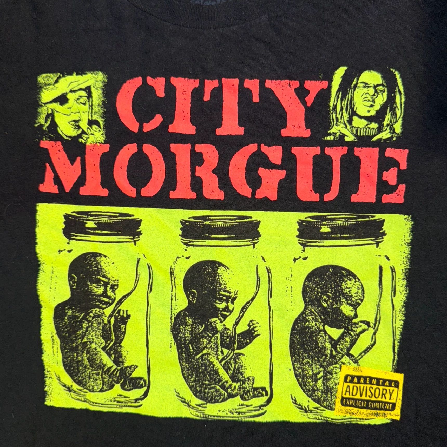 Vintage City Morgue T-Shirt XL Black Logo Short Sleeve Crew Neck Men Merch 2020-2029 Vintage No Size US XL / EU 56 / 4 - 2 Thumbnail