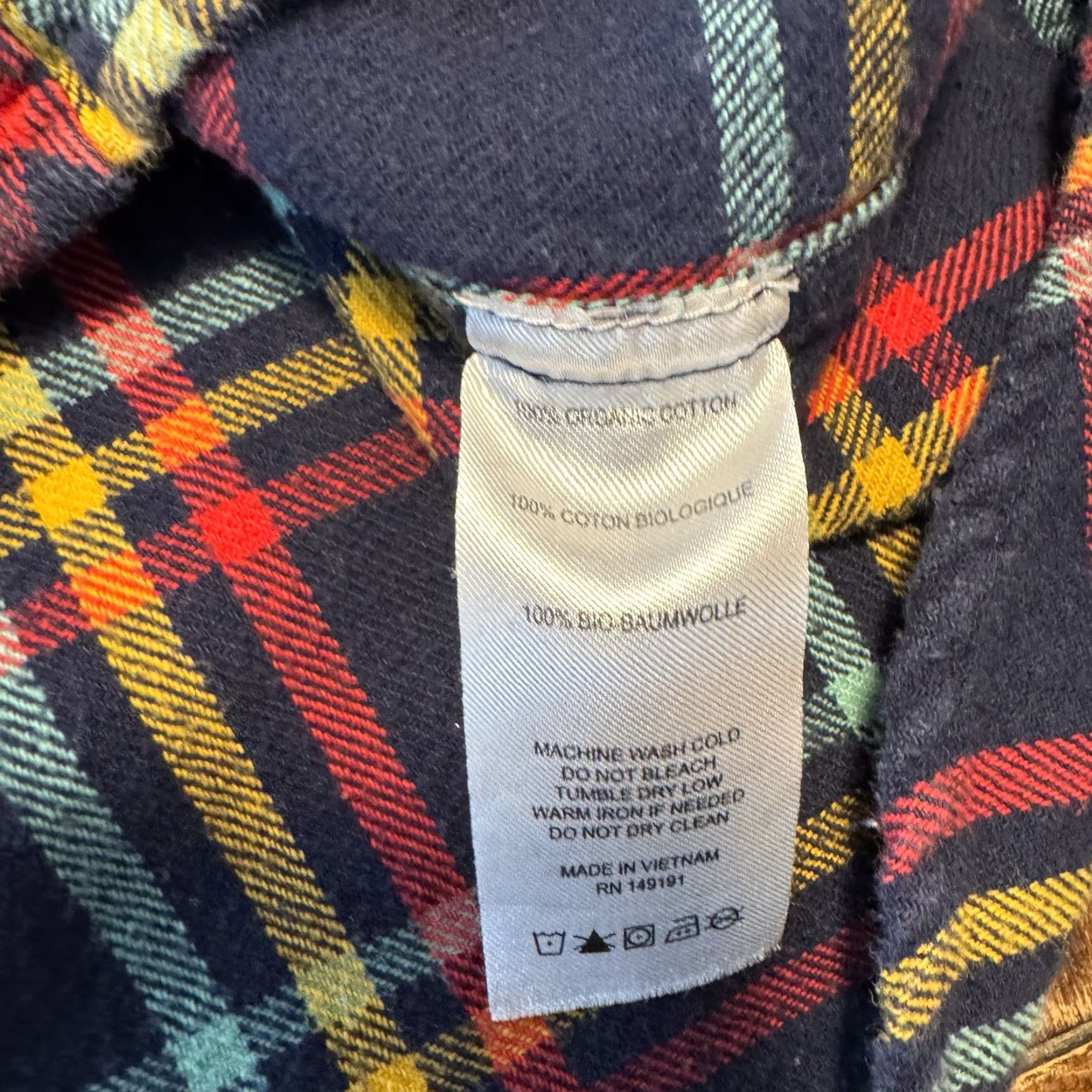Topo Designs Topo Designs Mountain Flannel Shirt Mens Size Small Navy Blue Plaid Pockets Button-Up Cotton Workwear Long Sleeve Vintage? No Size US S / EU 44-46 / 1 - 7 Thumbnail