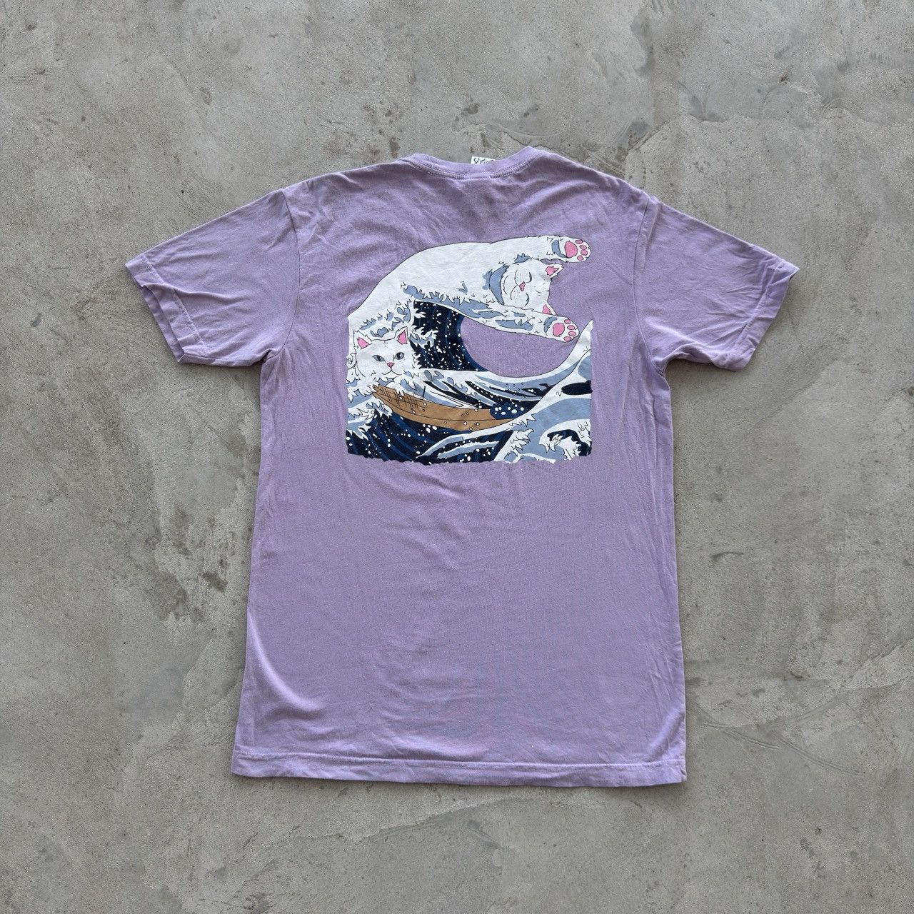 RIPNDIP Ripndip Graphic Tee Shirt Purple Lilac Medium Skateboard M Size US M / EU 48-50 / 2 - 1 Thumbnail