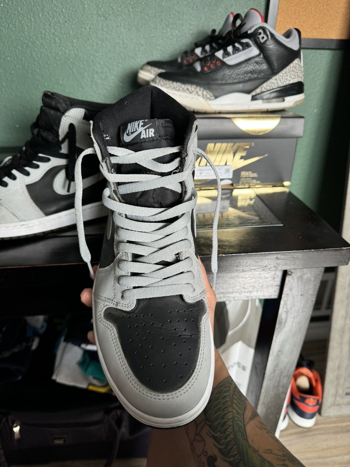 Jordan Brand × Nike Jordan 1 High ‘Shadow 2.0’ 2021 Size US 10.5 / EU 43-44 - 10 Thumbnail