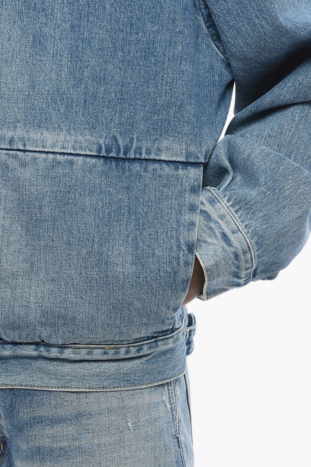 Fear of God og1mm0825 Front Zipped Denim Jacket in Blue Size US L / EU 52-54 / 3 - 3 Thumbnail
