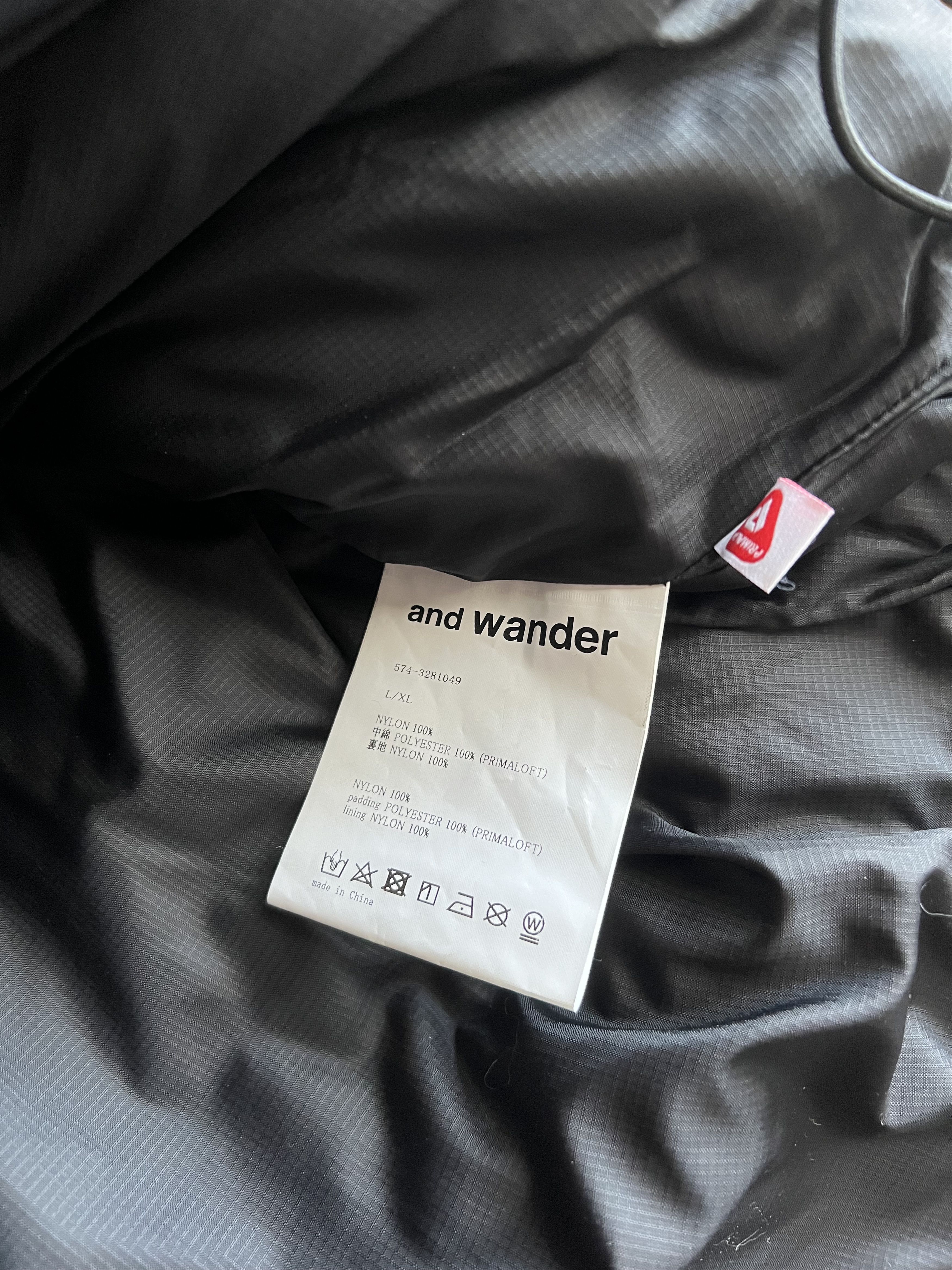 And Wander and Wander Primaloft Ripstop Puffer Jacket in Black Size US L / EU 52-54 / 3 - 10 Thumbnail