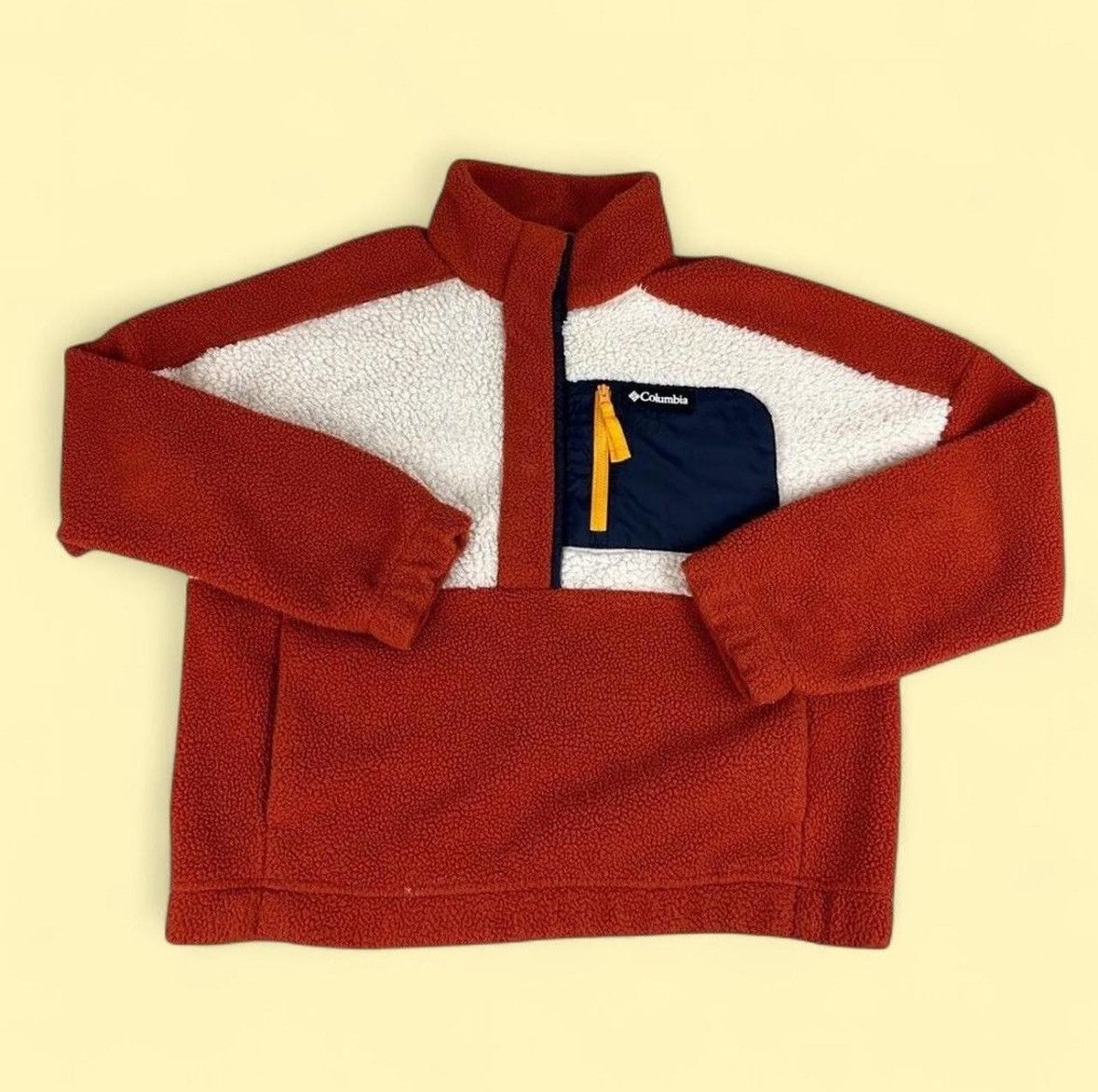 Columbia Columbia Sherpa 1/2 Snap Pullover Fleece Size L / US 10 / IT 46 - 1 Thumbnail